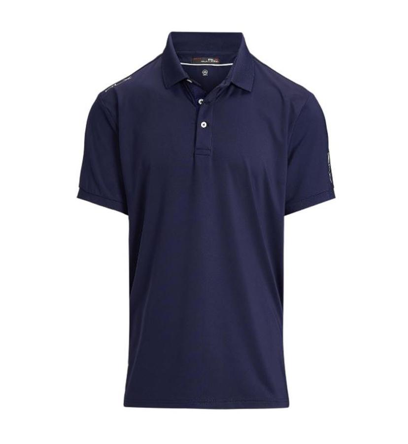 Navy shop polo shirt
