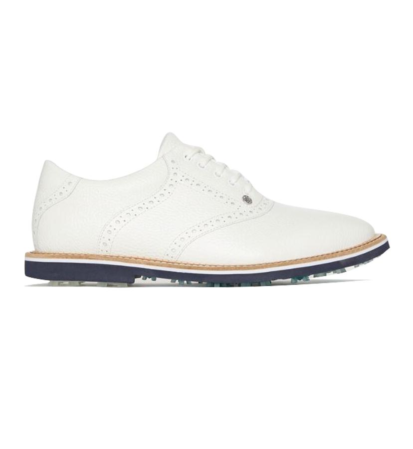 Saddle oxford golf shoes top