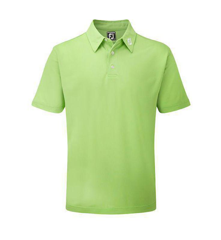 FJ STRETCH PIQUE SOLID SHIRT ATHLETIC FIT LIME Golf Superstore