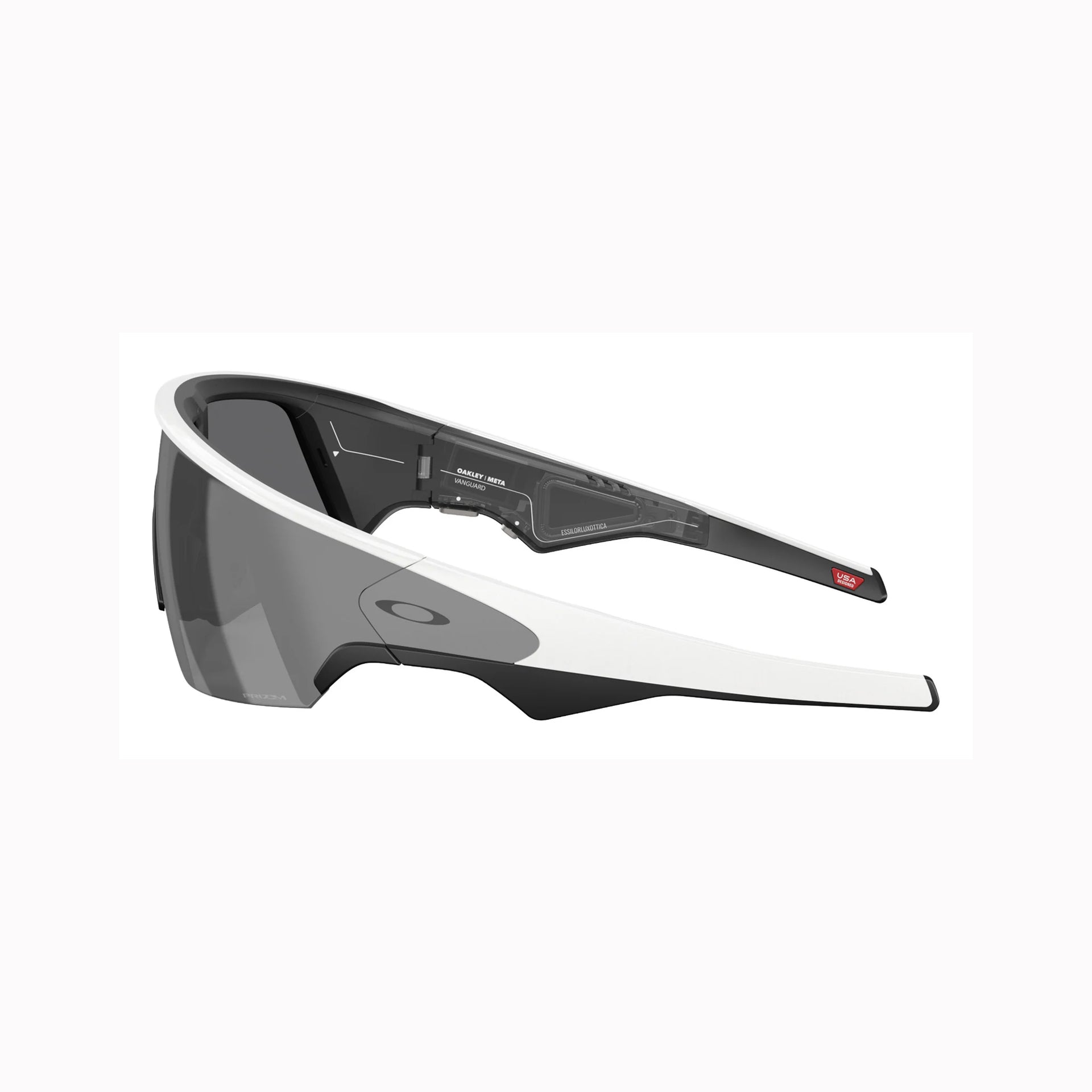OAKLEY META VANGUARD PRIZM BLACK LENSES WHITE FRAME