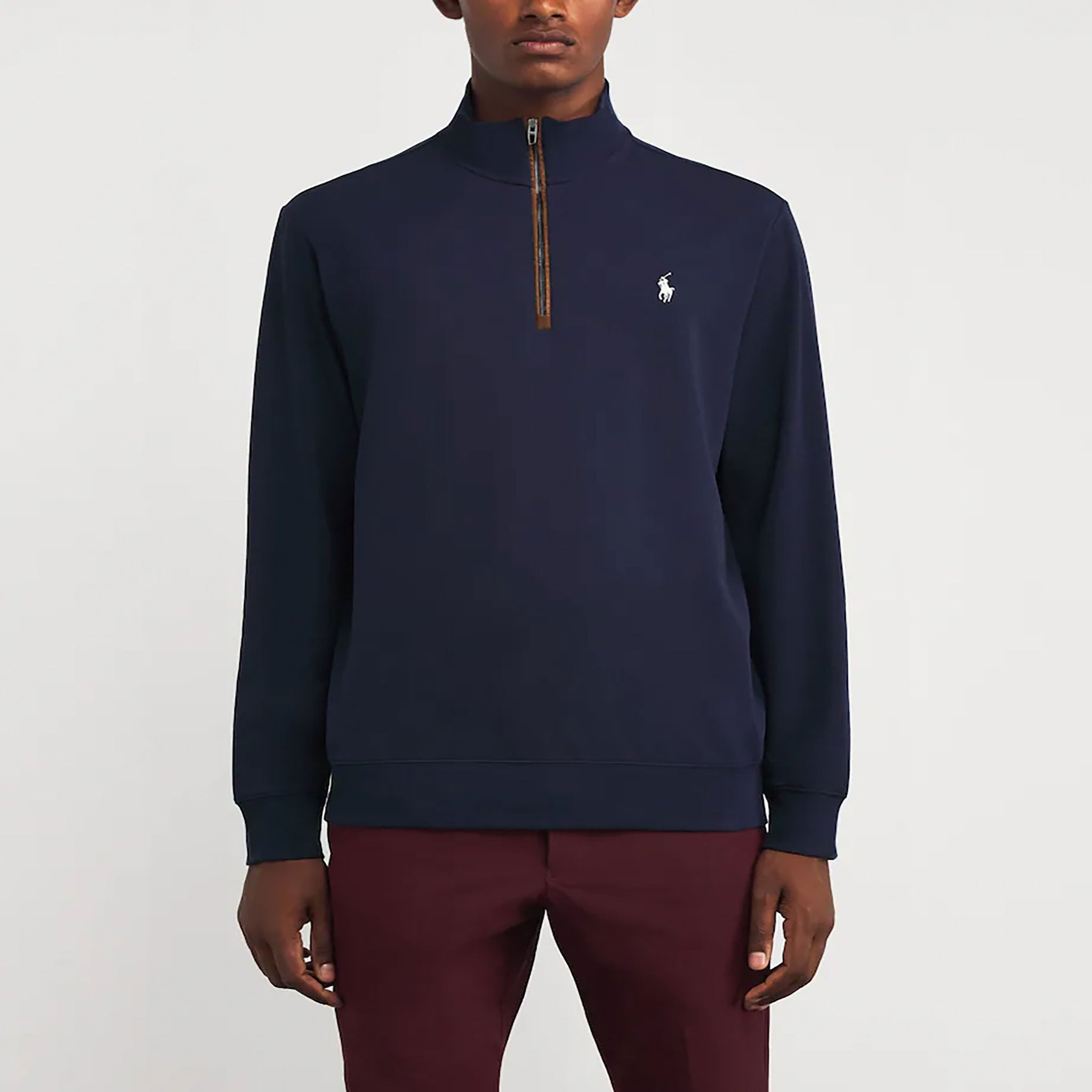 RL LONG SLEEVE PULLOVER Navy / L