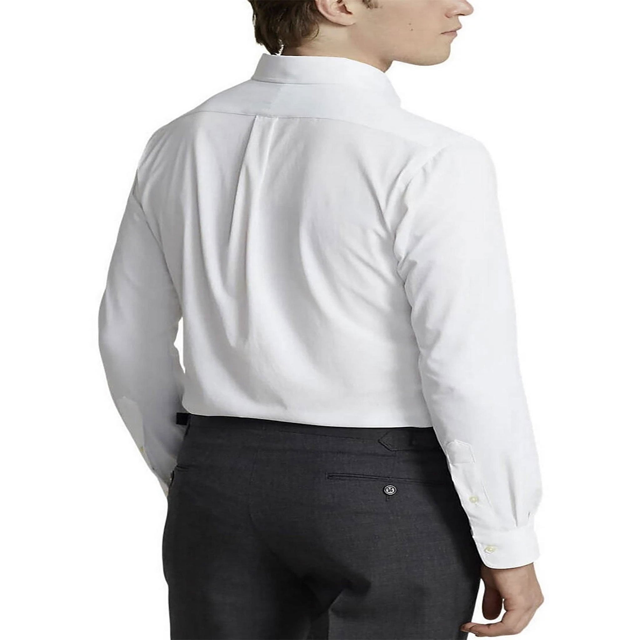 RL LONG SLEEVE SPORT White / L