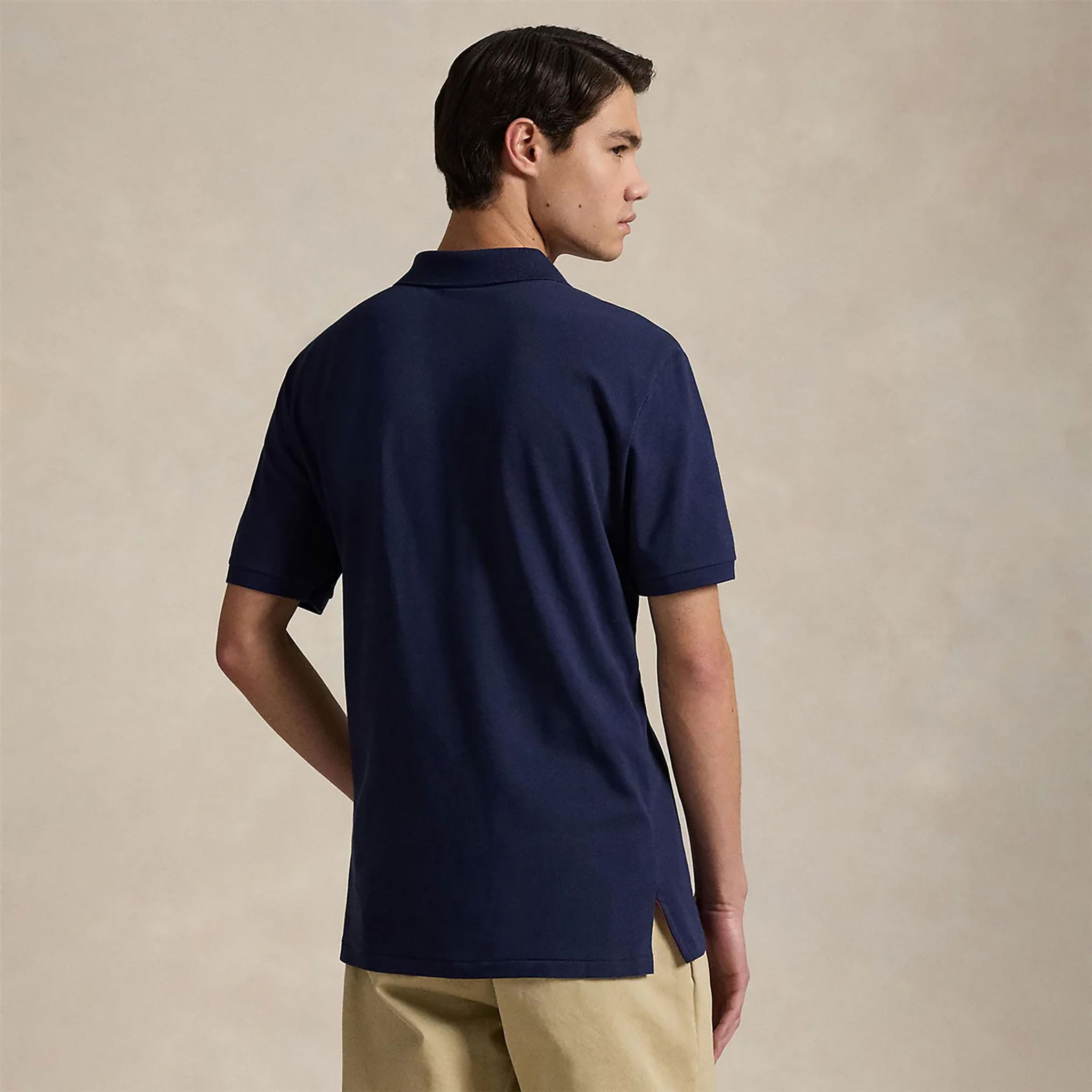 RL SHORT SLEEVE POLO SHIRT Navy / L