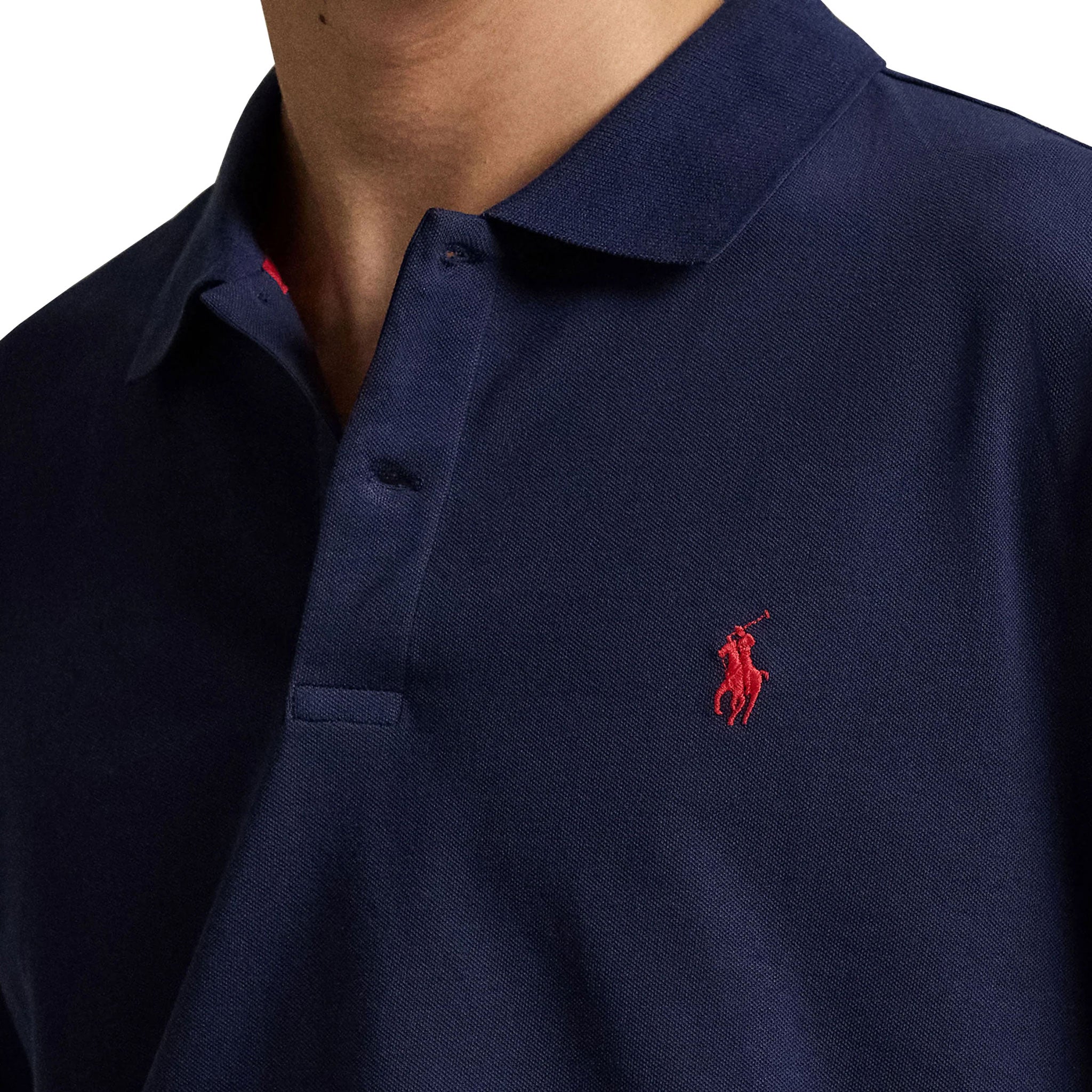 RL SHORT SLEEVE POLO SHIRT Navy / L