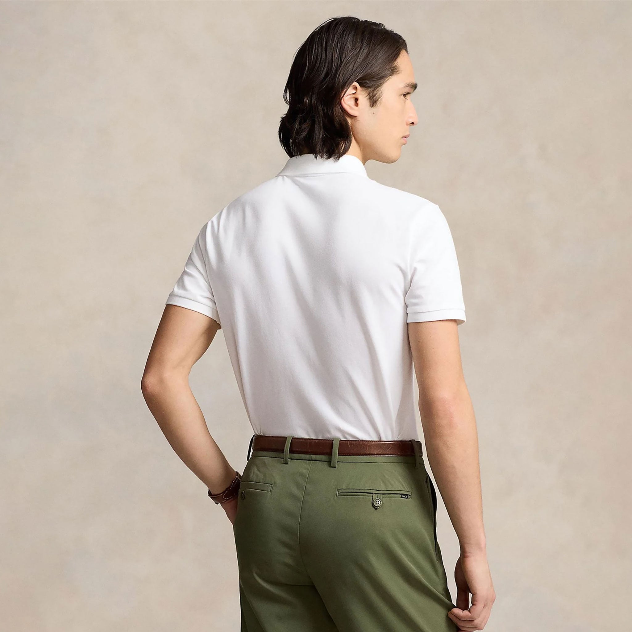 RL SHORT SLEEVE POLO SHIRT White / L