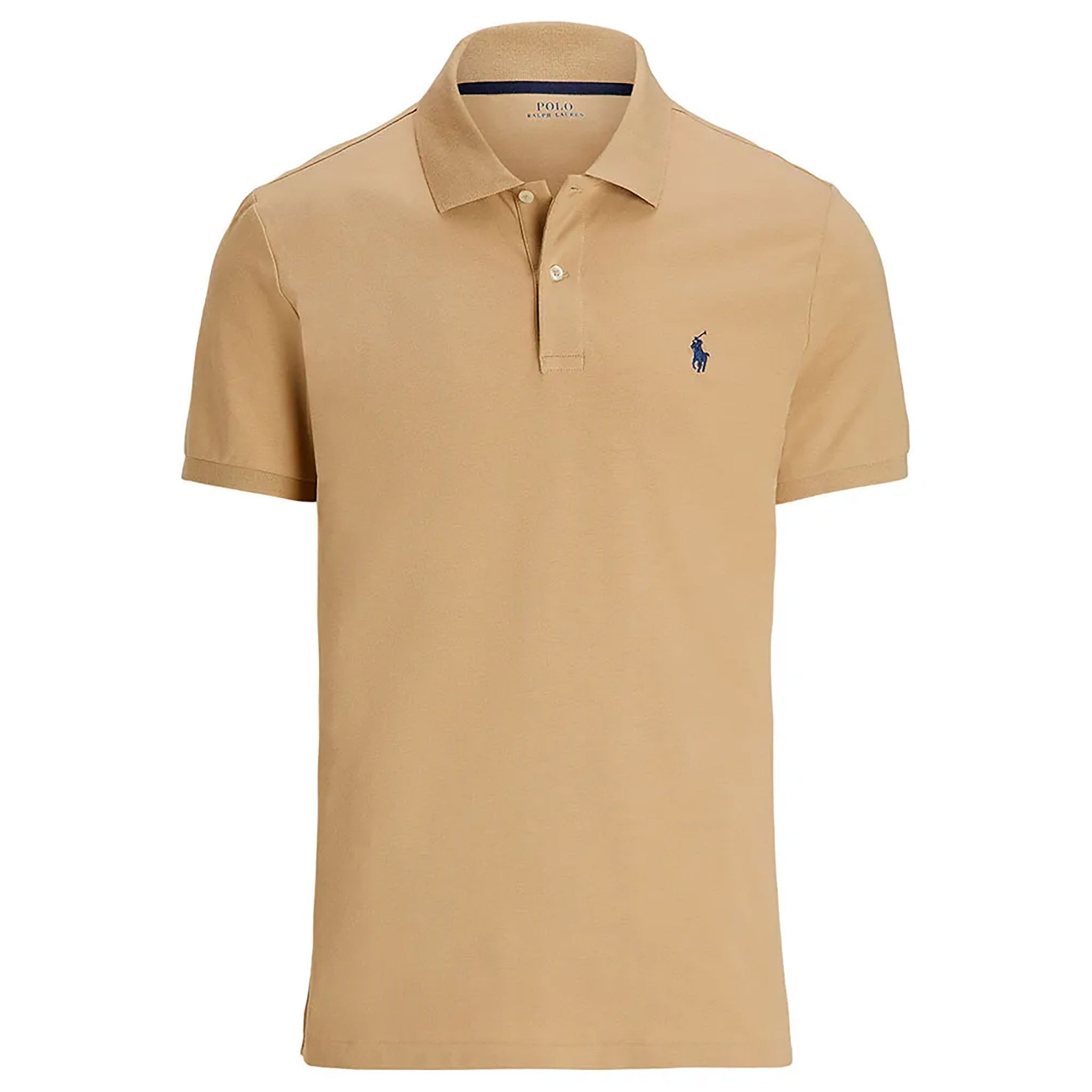RL SHORT SLEEVE POLO SHIRT Khaki / L