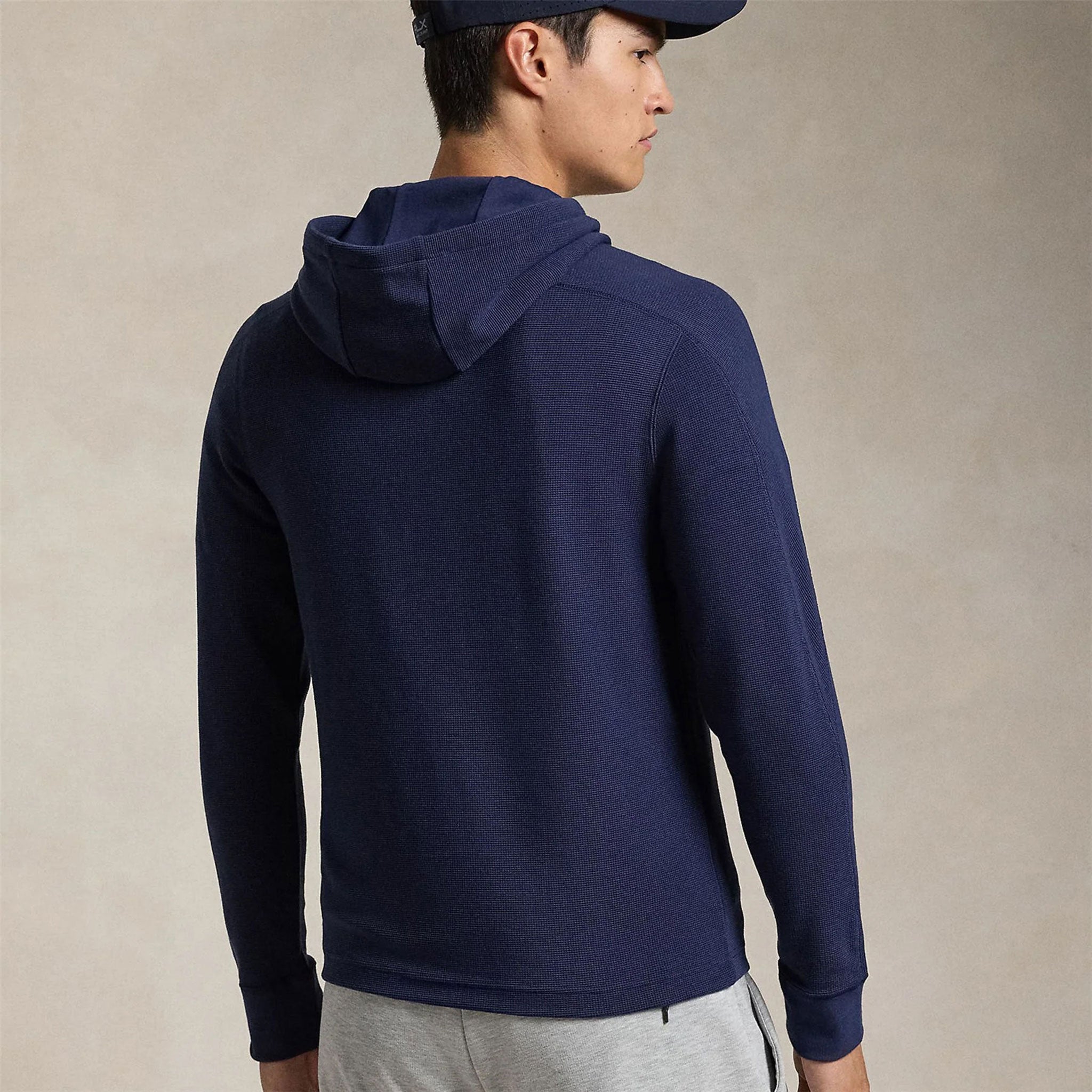 RL LONG SLEEVE PULLOVER Navy / L