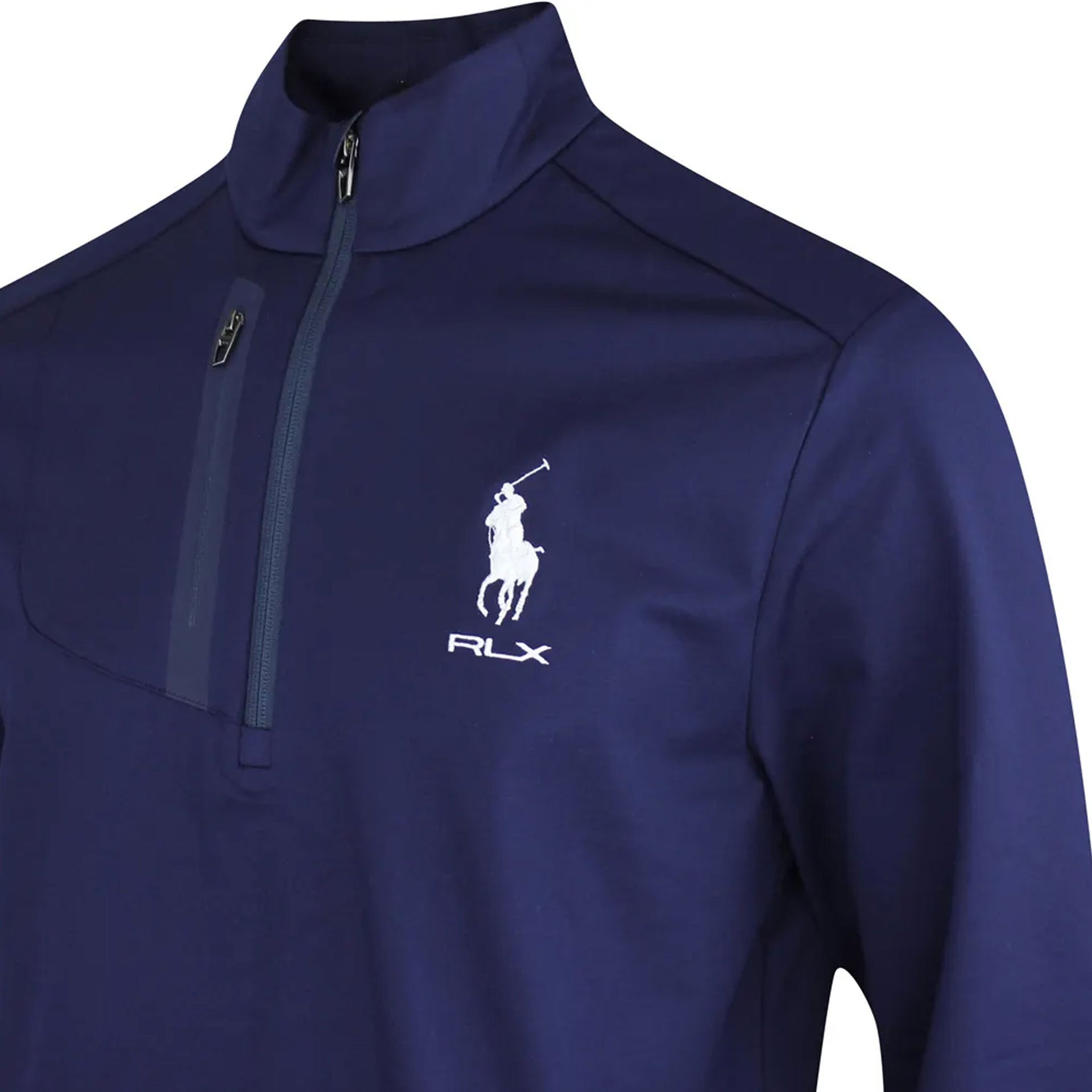 RL LONG SLEEVE PULLOVER NAVY L