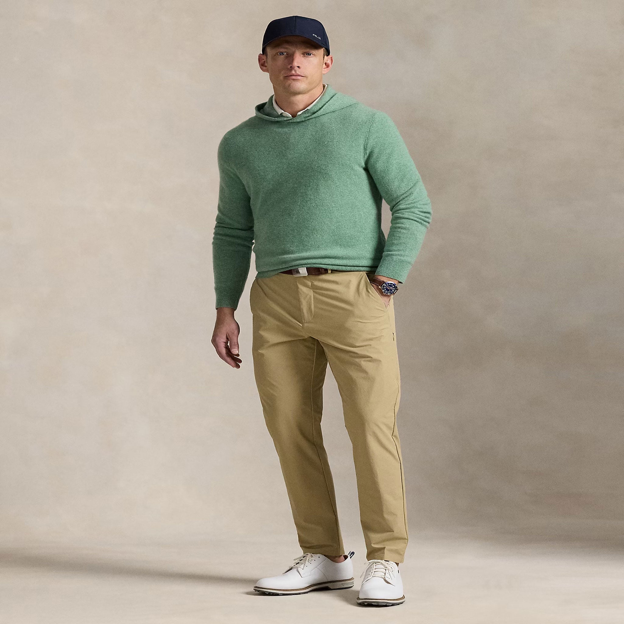RL SWEATER PULLOVER GREEN L