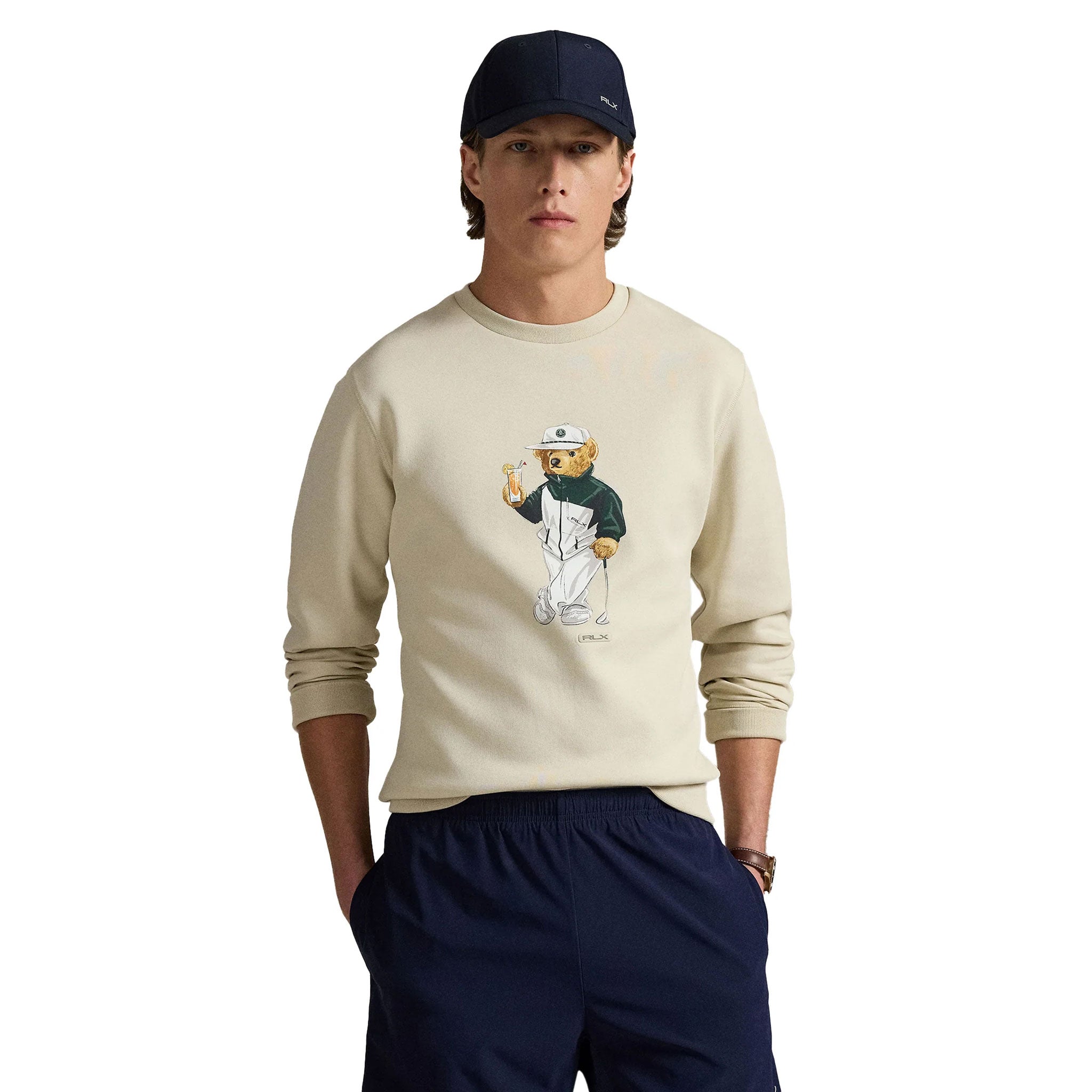 RL KNIT SWEATSHIRT Basic Sand / L