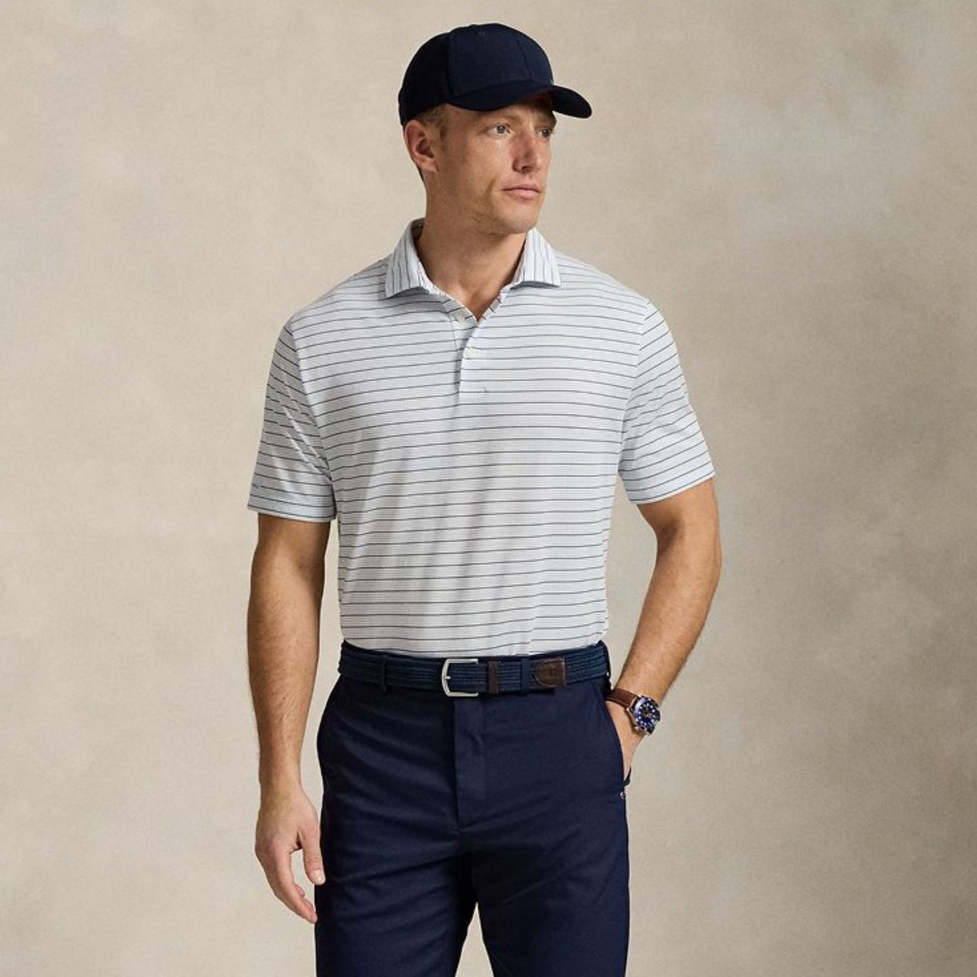 RL KNIT POLO BLUE