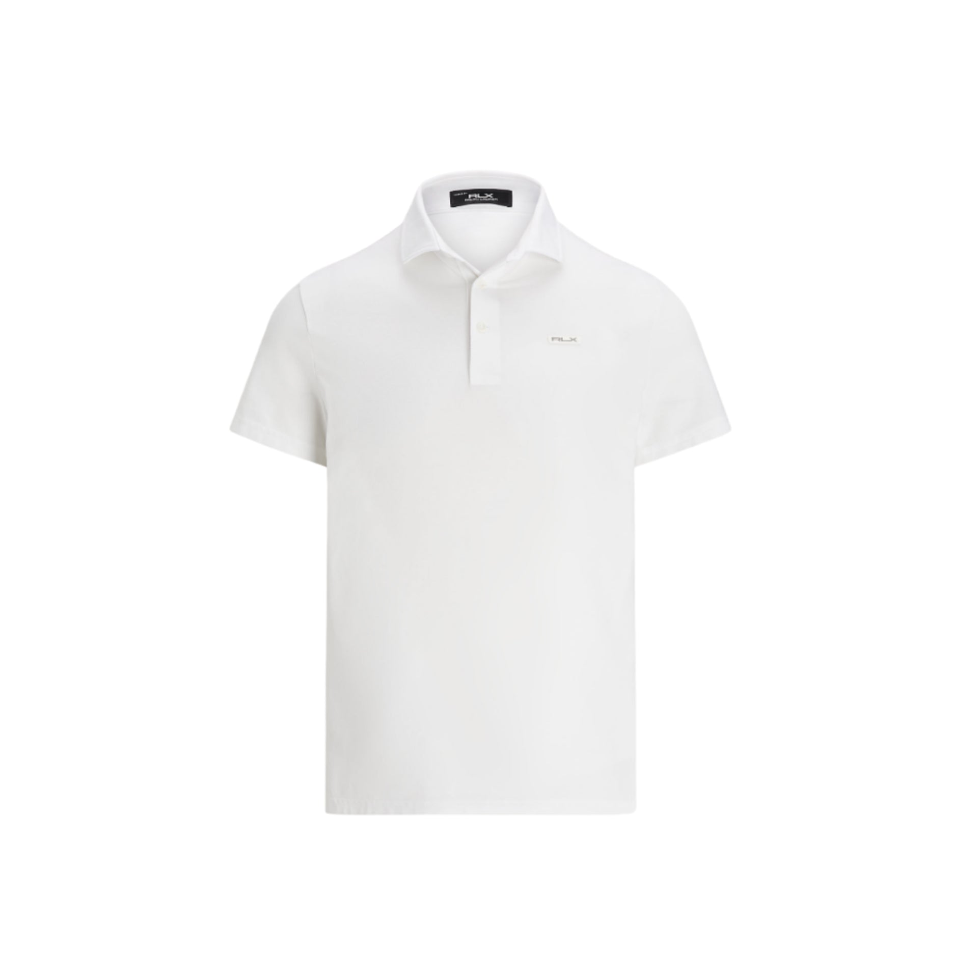 RL KNIT POLO WHITE L