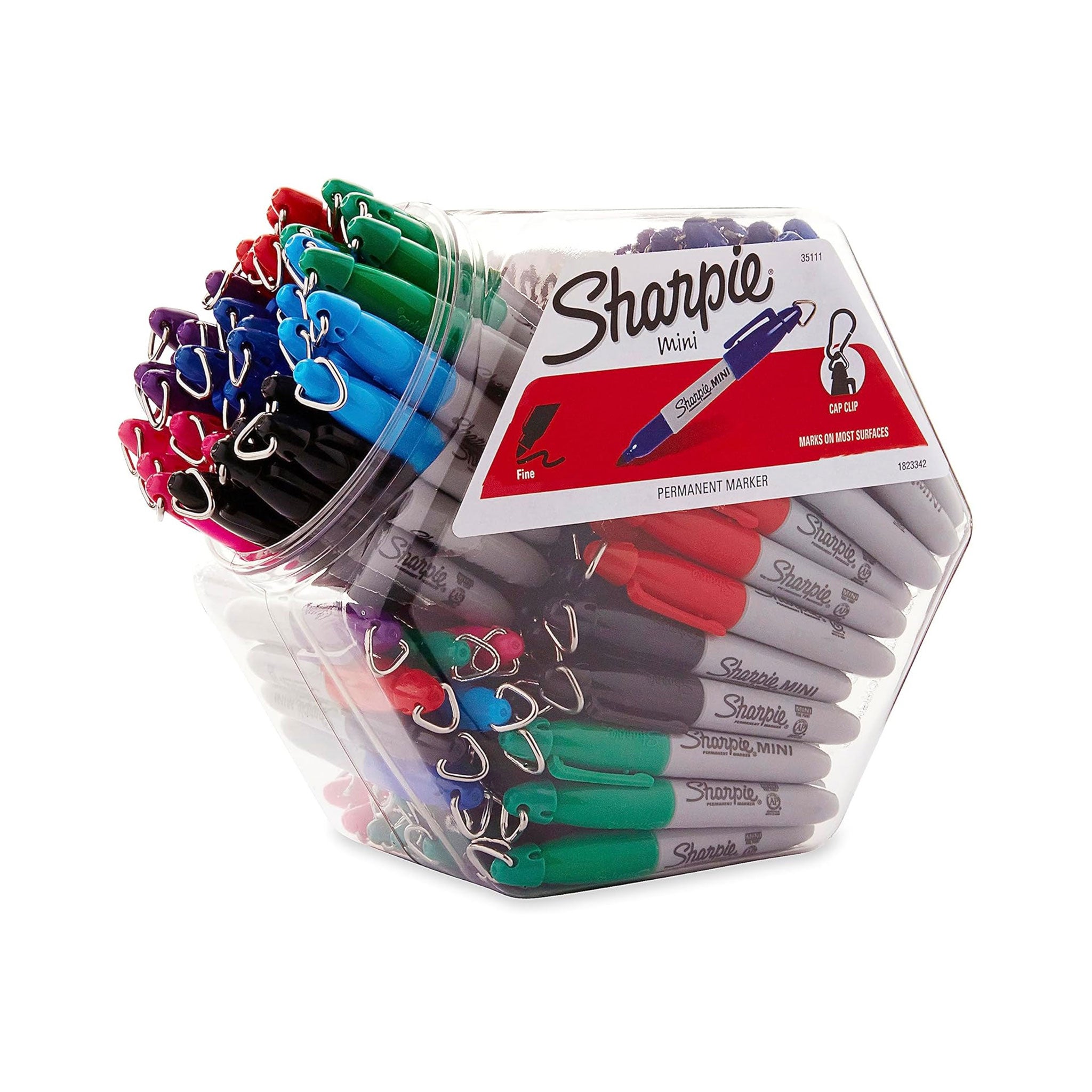 SHARPIE MINI PERMANENT MARKER 72X MIX COLOR - BOX
