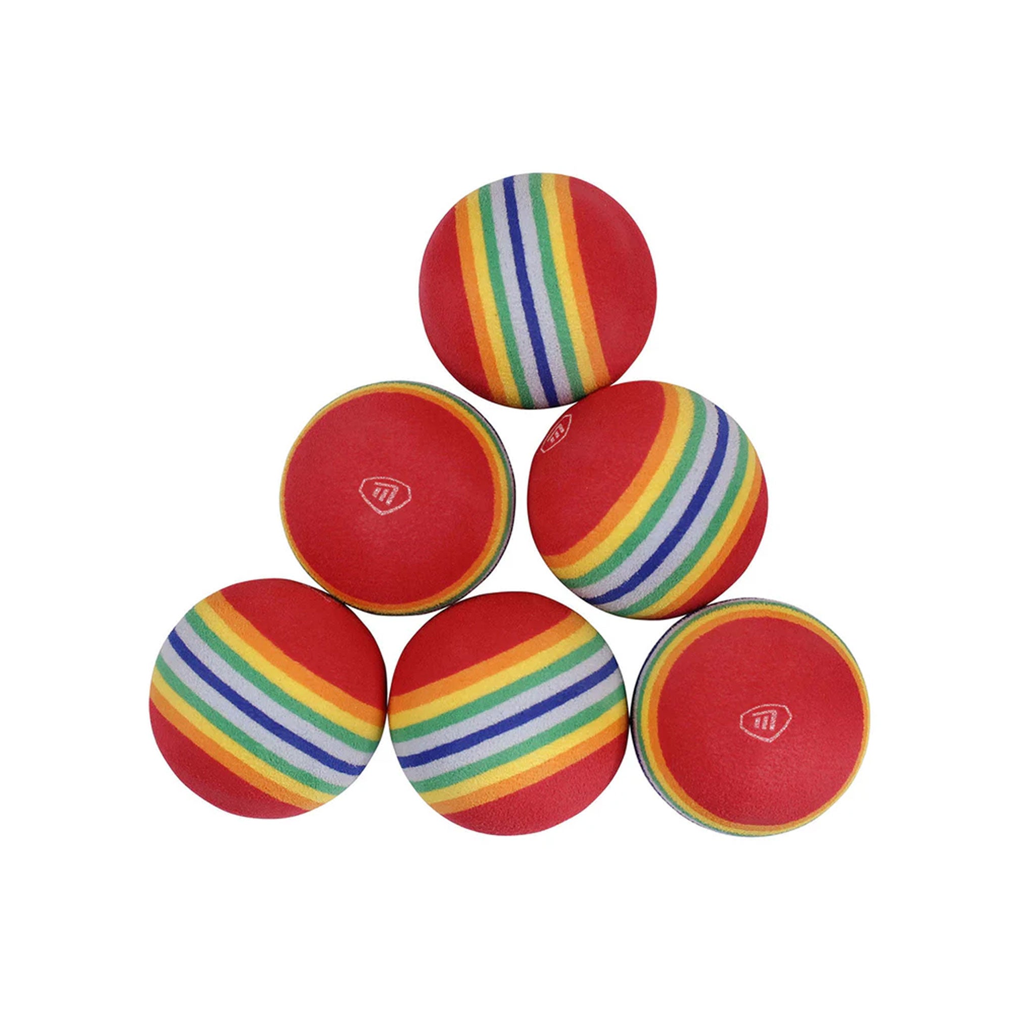 MASTERS D/B FOAM PRACTICE BALL x 6