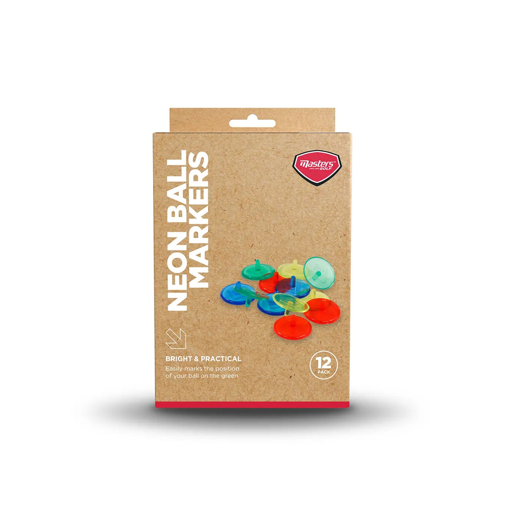 MASTERS NEON BALL MARKERS X 12