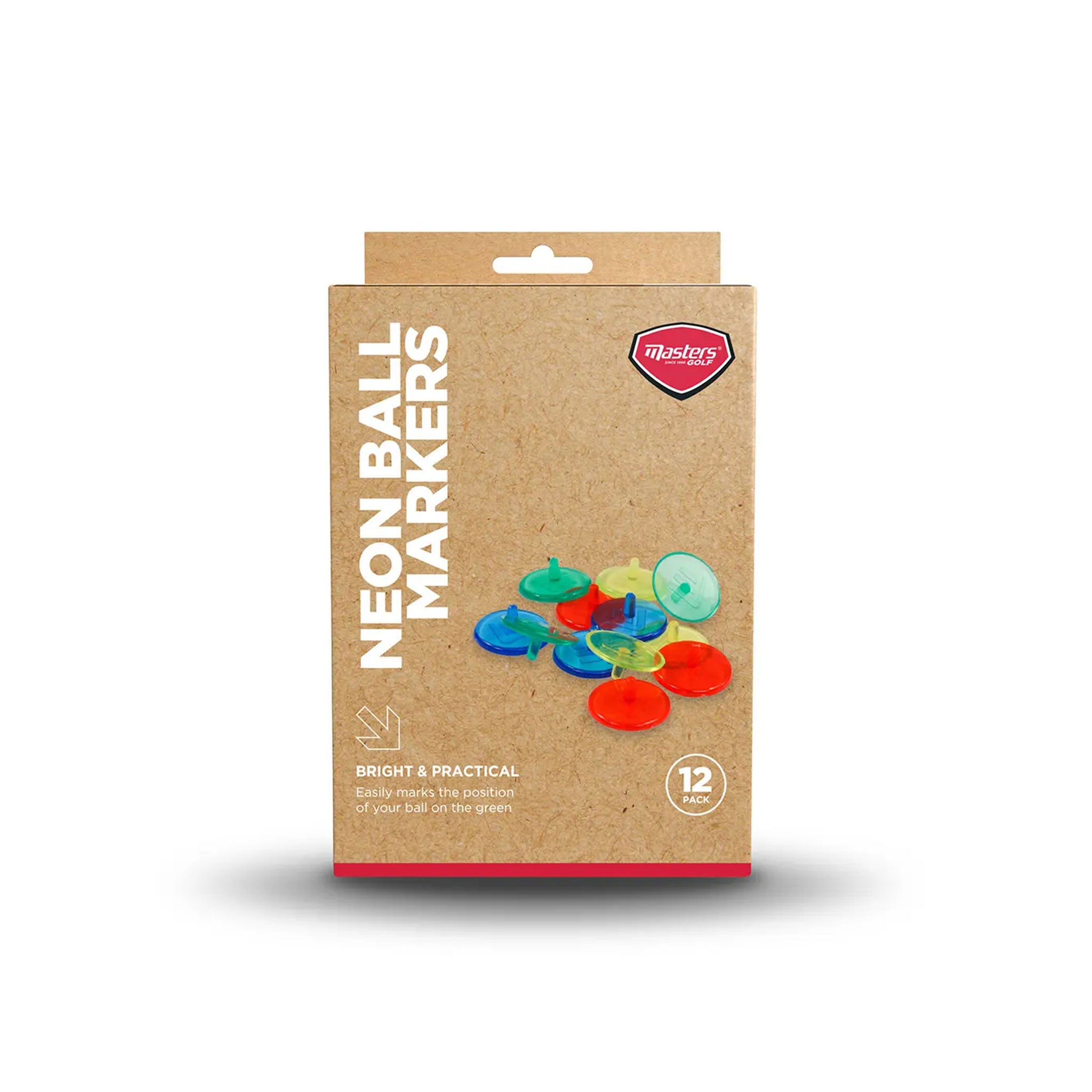 MASTERS NEON BALL MARKERS X 12