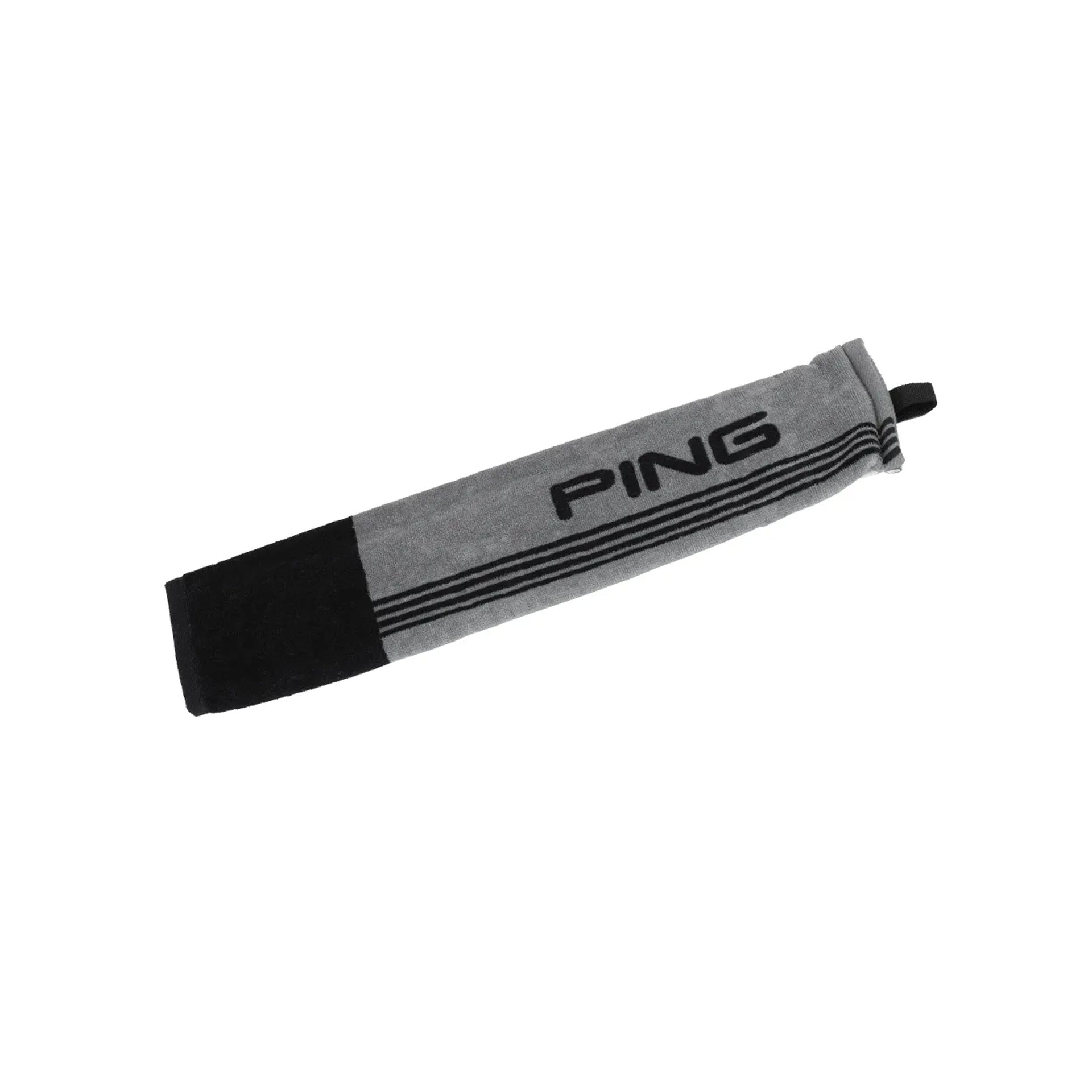 PING TRIFOLD TOWEL GREY/BLACK