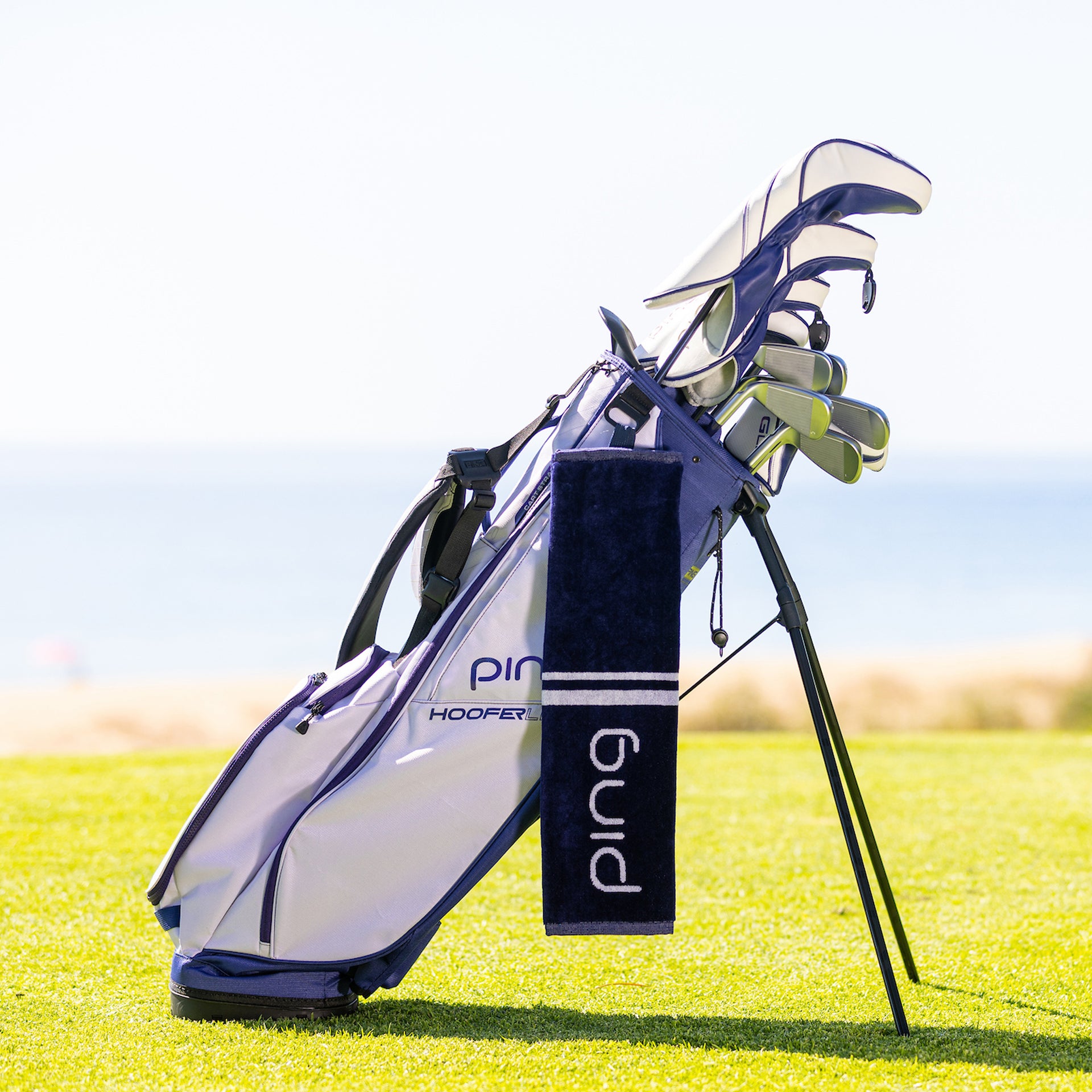 PING GLE 4 TOWEL LILAC/PLUM