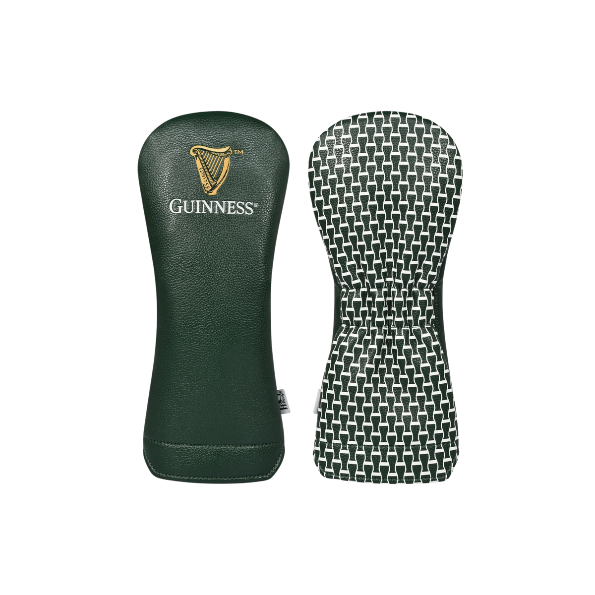 D2C GUINNESS PINT GLASS VINTAGE DRV CVR GREEN