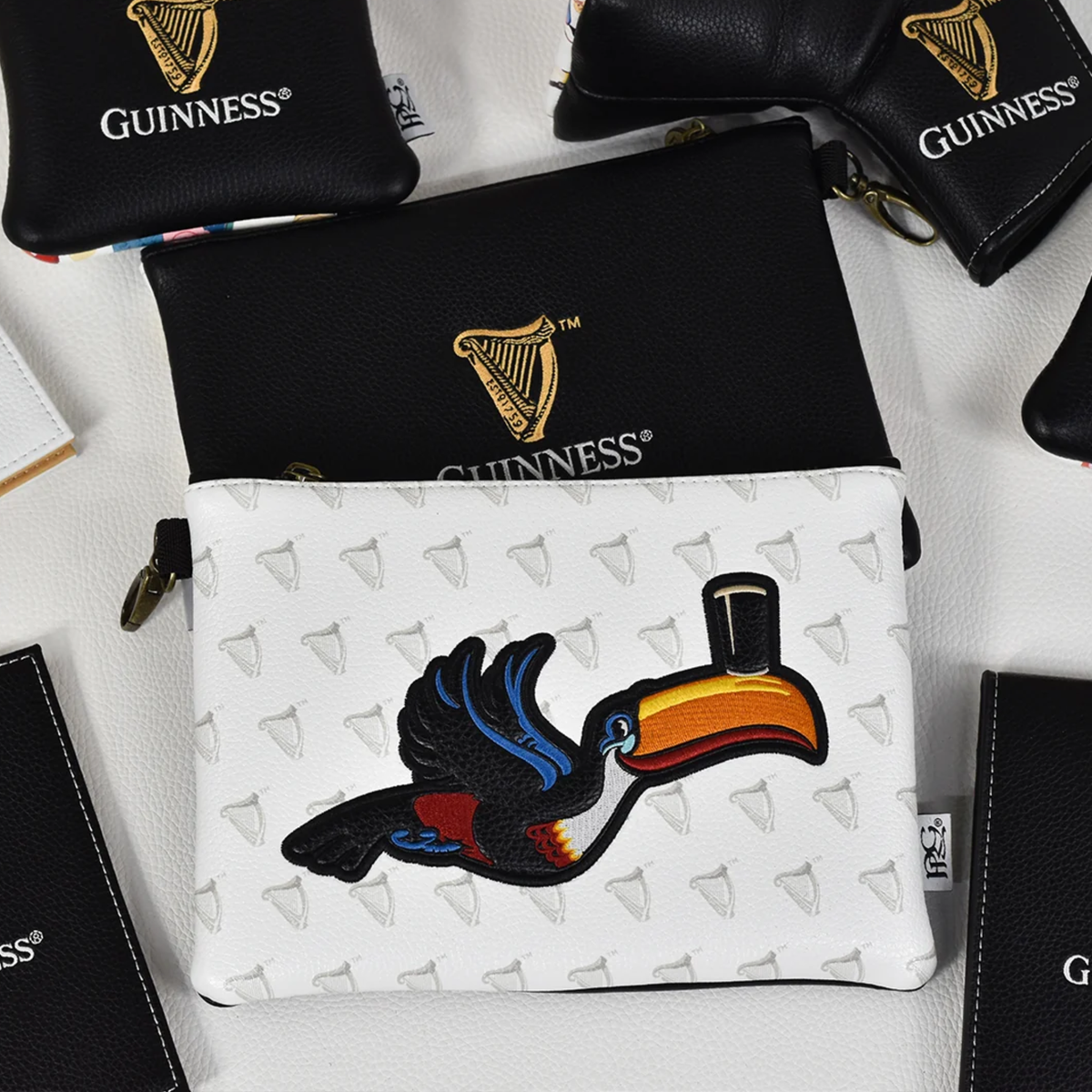 D2C GUINNESS TOUCAN PREMIUM ZIP TOTE