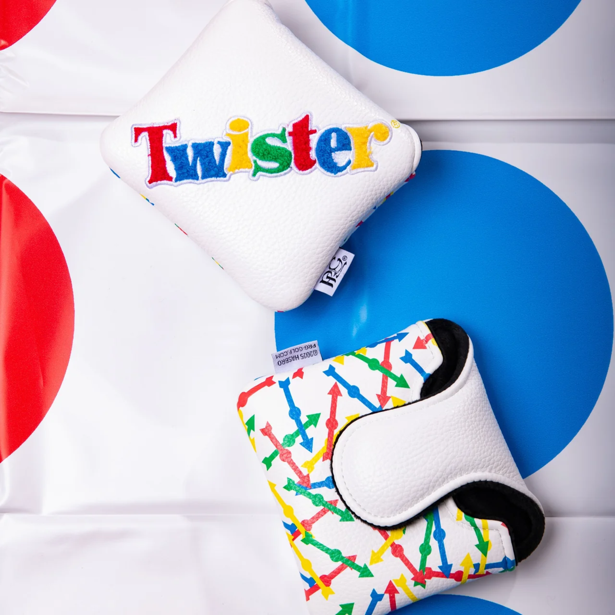 D2C HASBRO TWISTER CHENILLE VINTAGE MALLET COVER