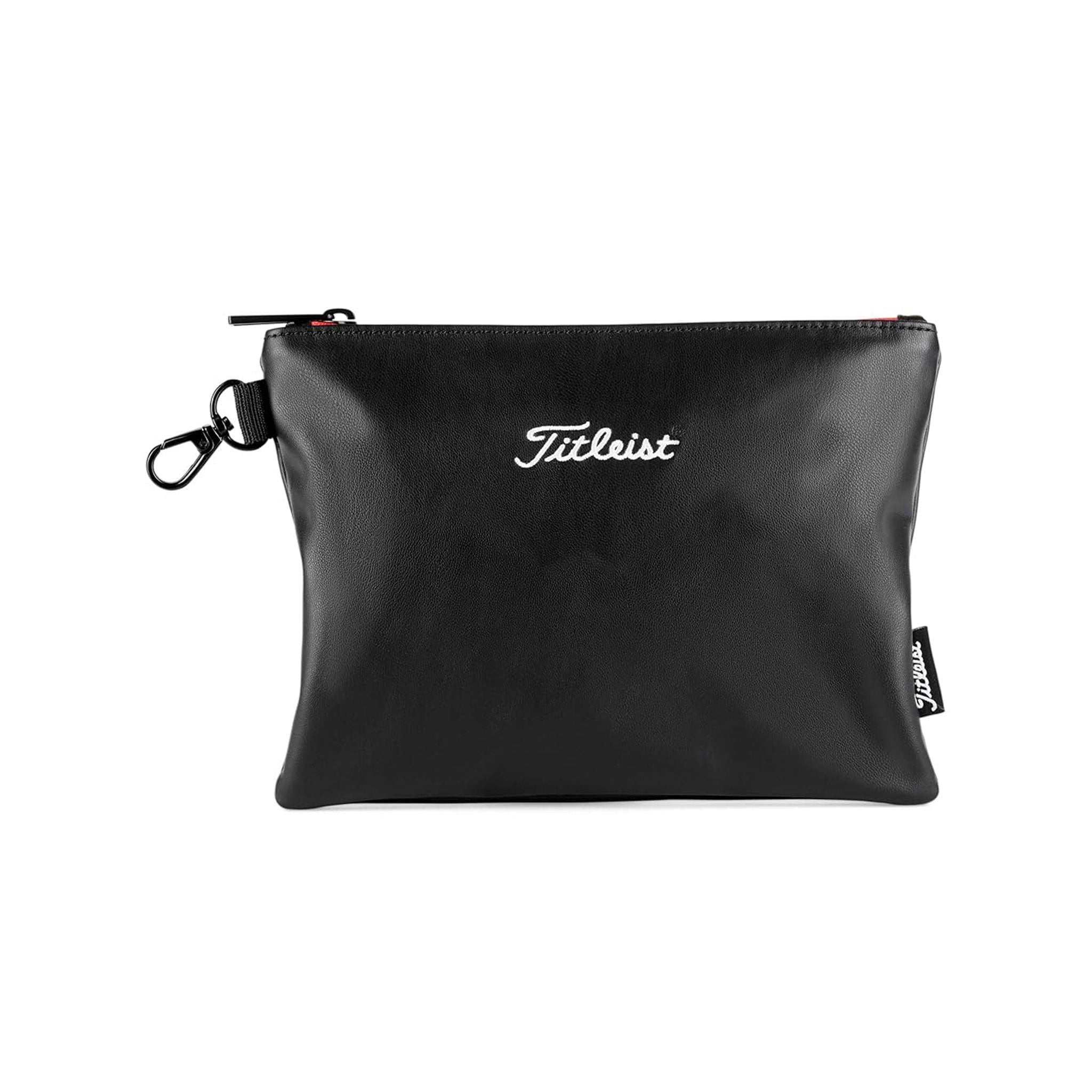 TITLEIST CLASSIC ZIPPERED POUCH BLACK