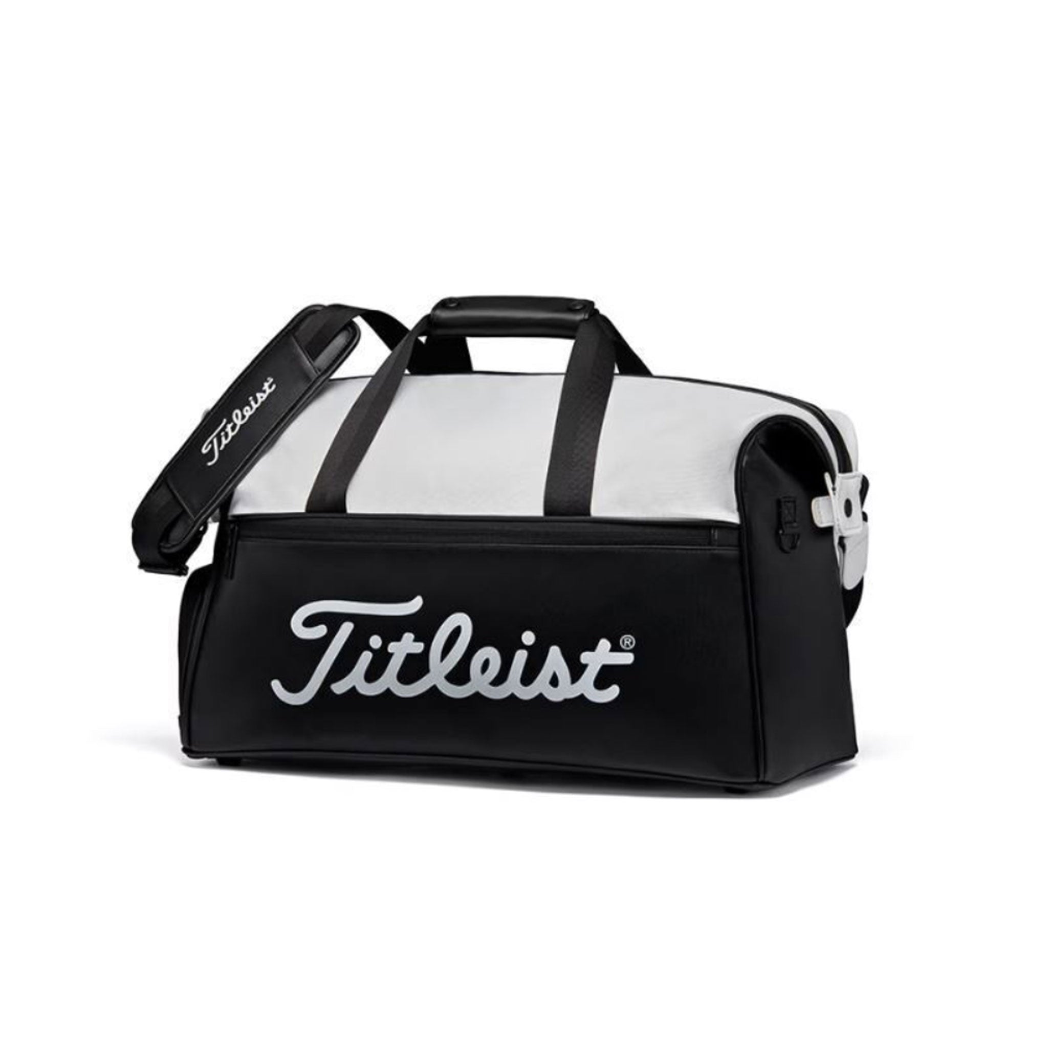 TITLEIST ELITE LITE BOSTON BAG BLACK/WHITE