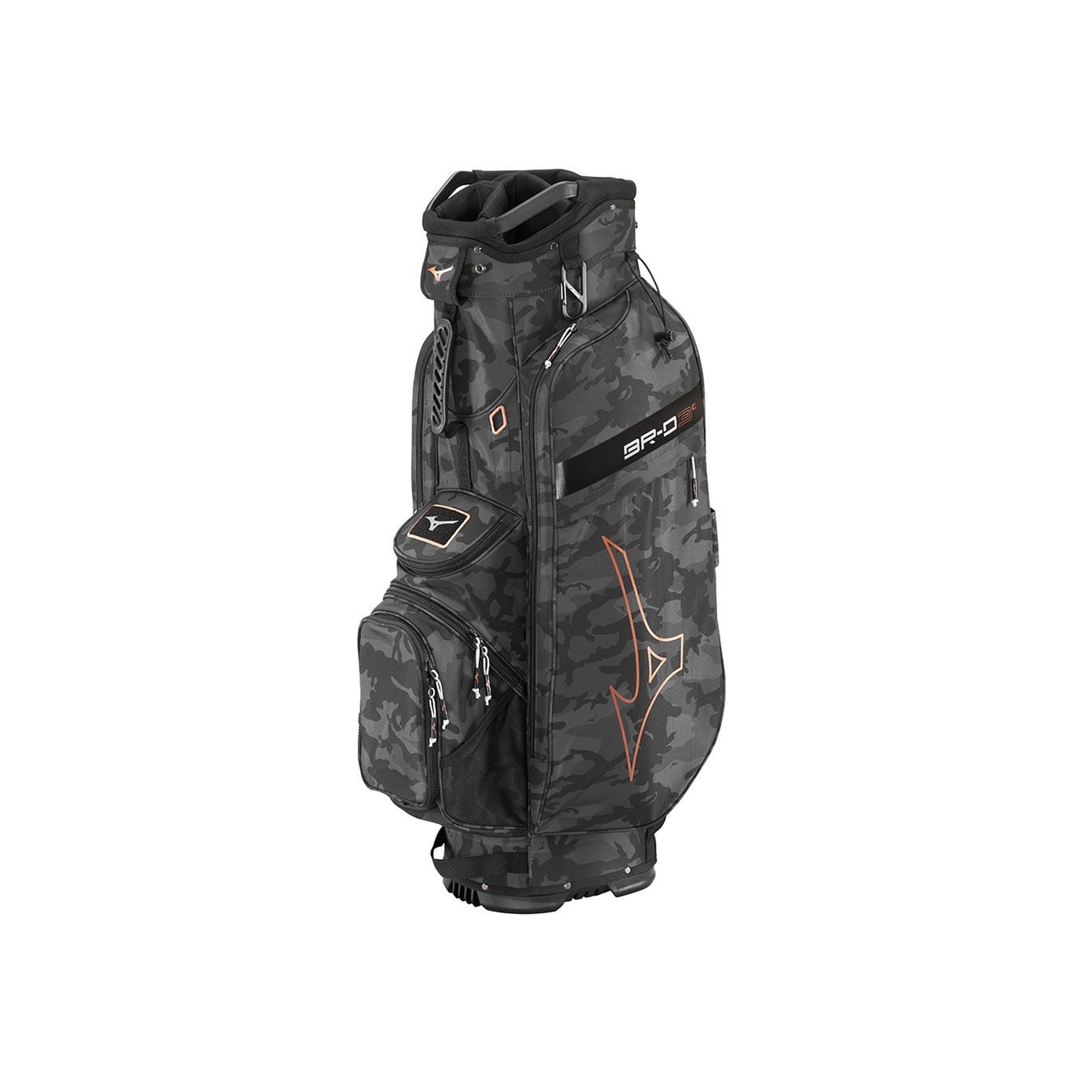 MIZUNO BR-D3  BLACK CAMO/COPPER CART BAG