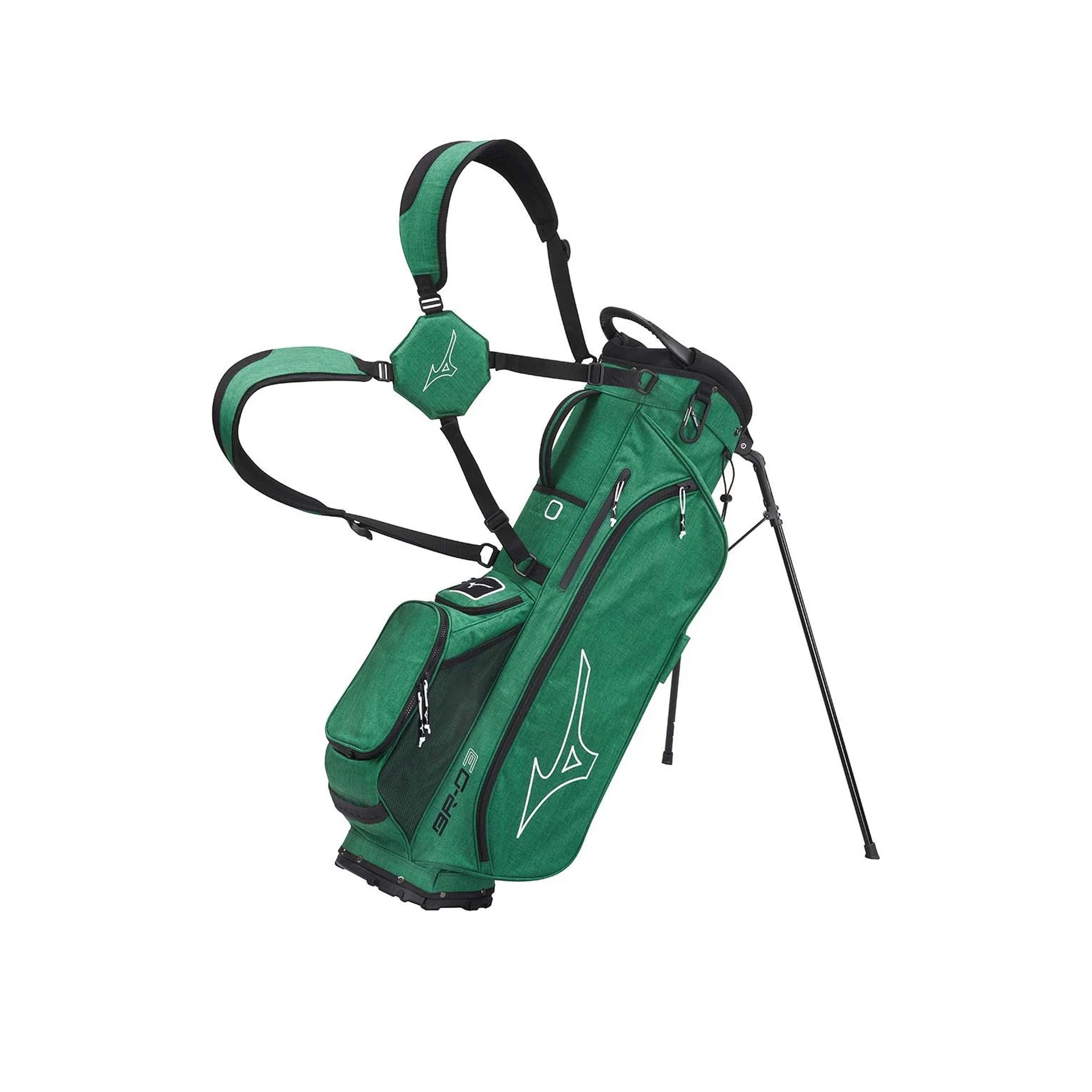MIZUNO BR-D3 HEATHERED GREEN STAND BAG