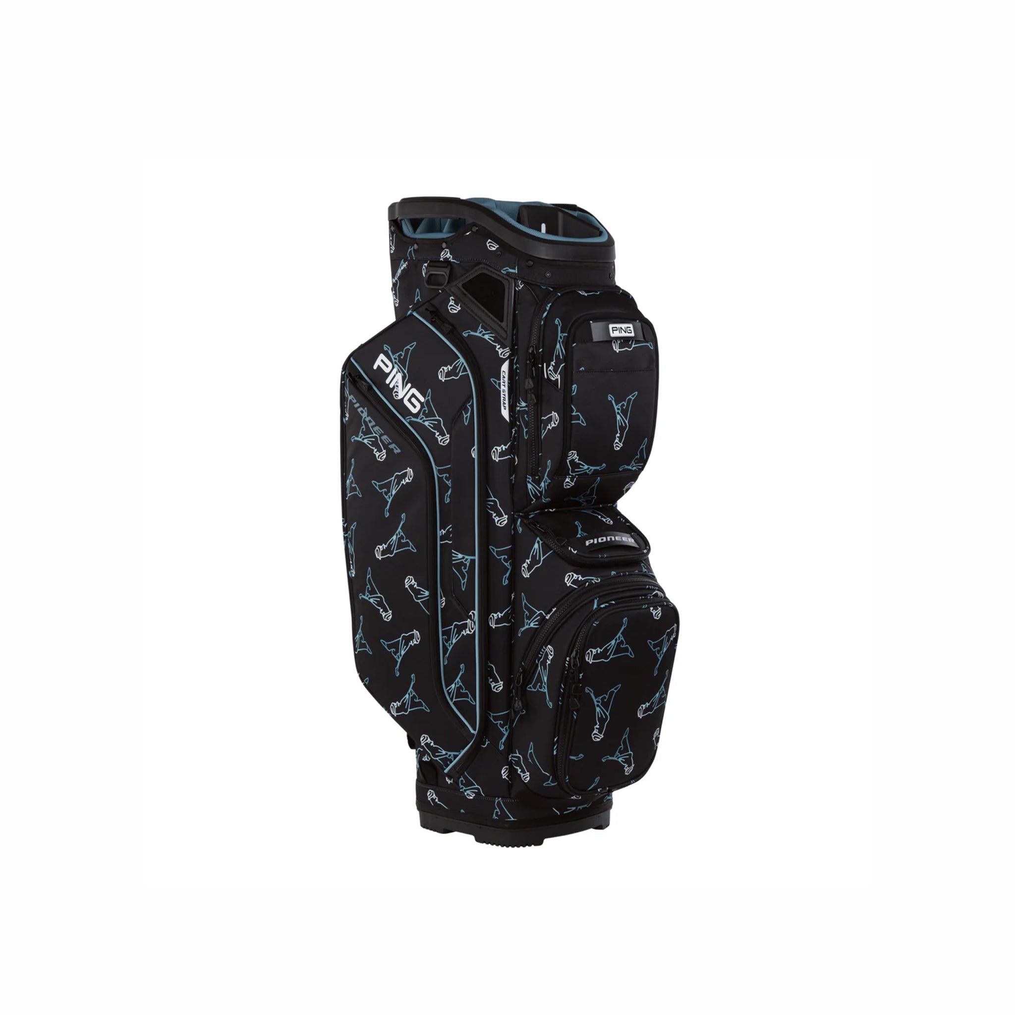 BLACK AND BLUE MR PING PING PIONEER BAG