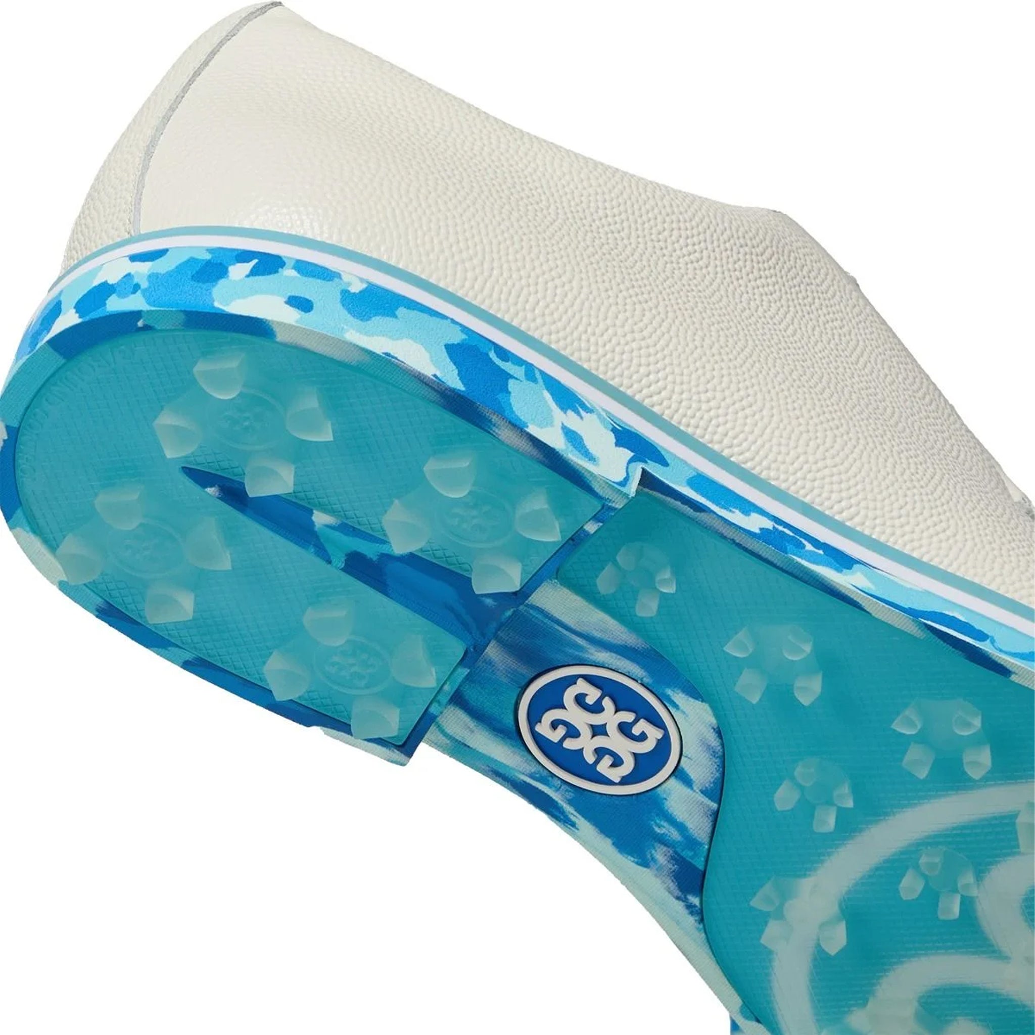 G/FORE CLASSIC PEBBLE LEATHER GALLIVANTER SNOW/MOSAIC / 10