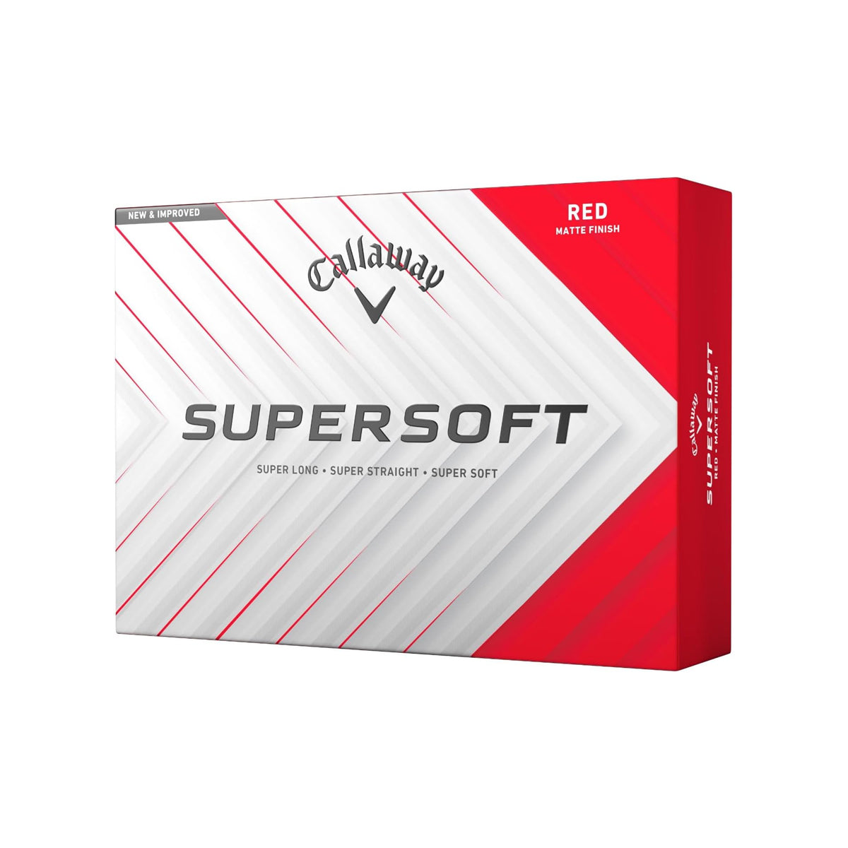 SUPERSOFT MATTE RED GOLF BALLS
