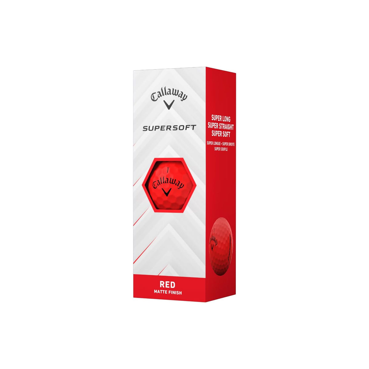 SUPERSOFT MATTE RED GOLF BALLS