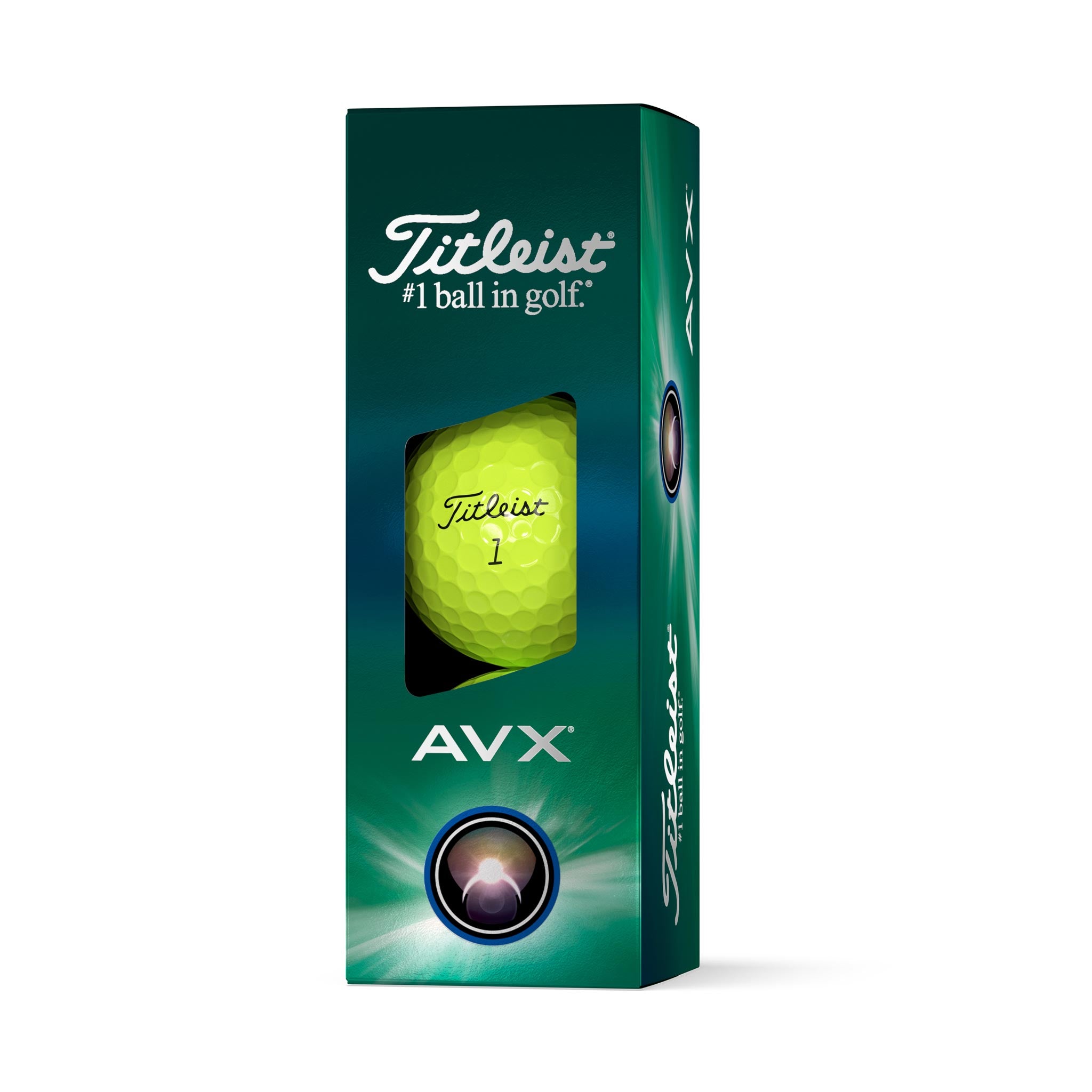 TITLEIST AVX GOLF BALL YELLOW