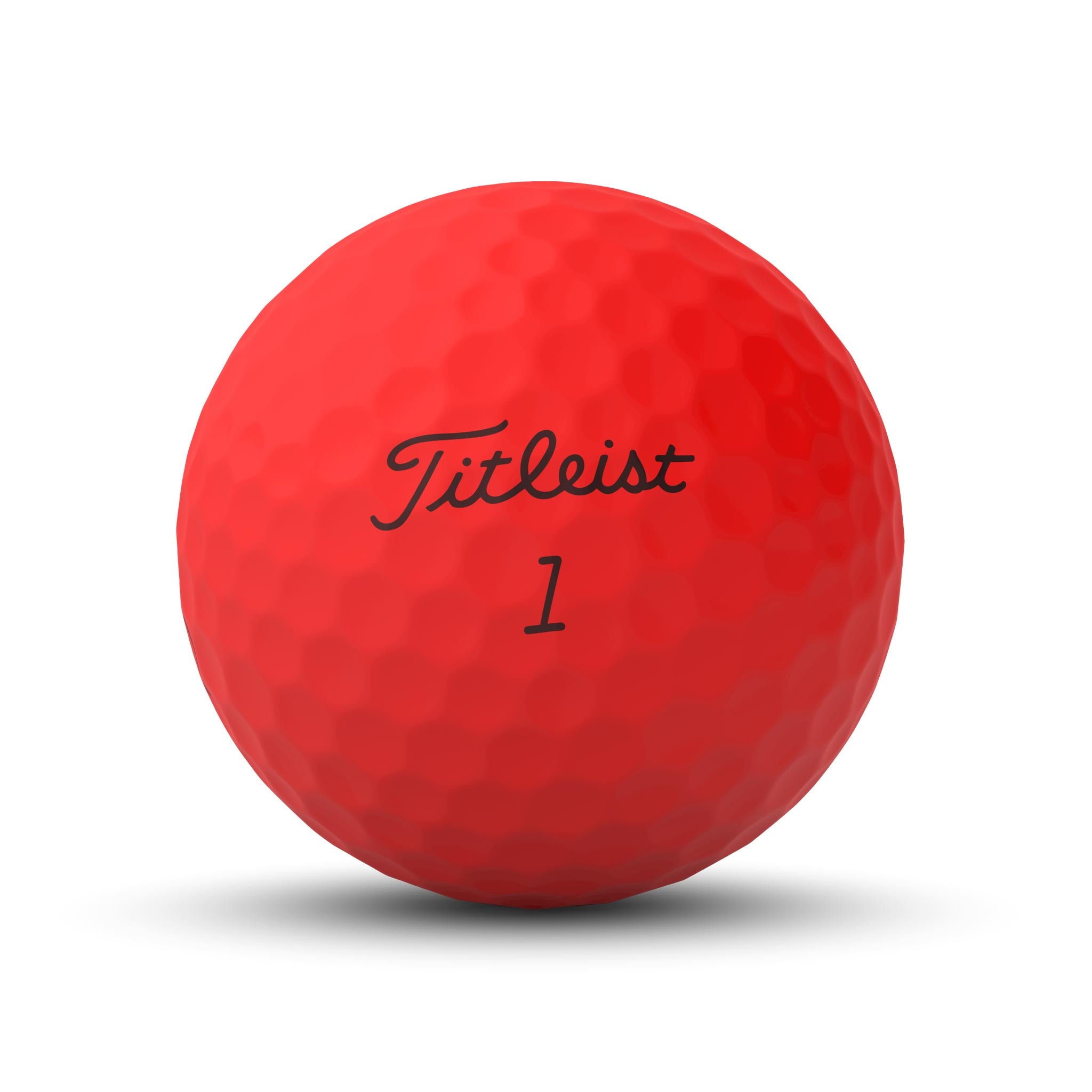 TITLEIST TRUFEEL GOLF BALL RED