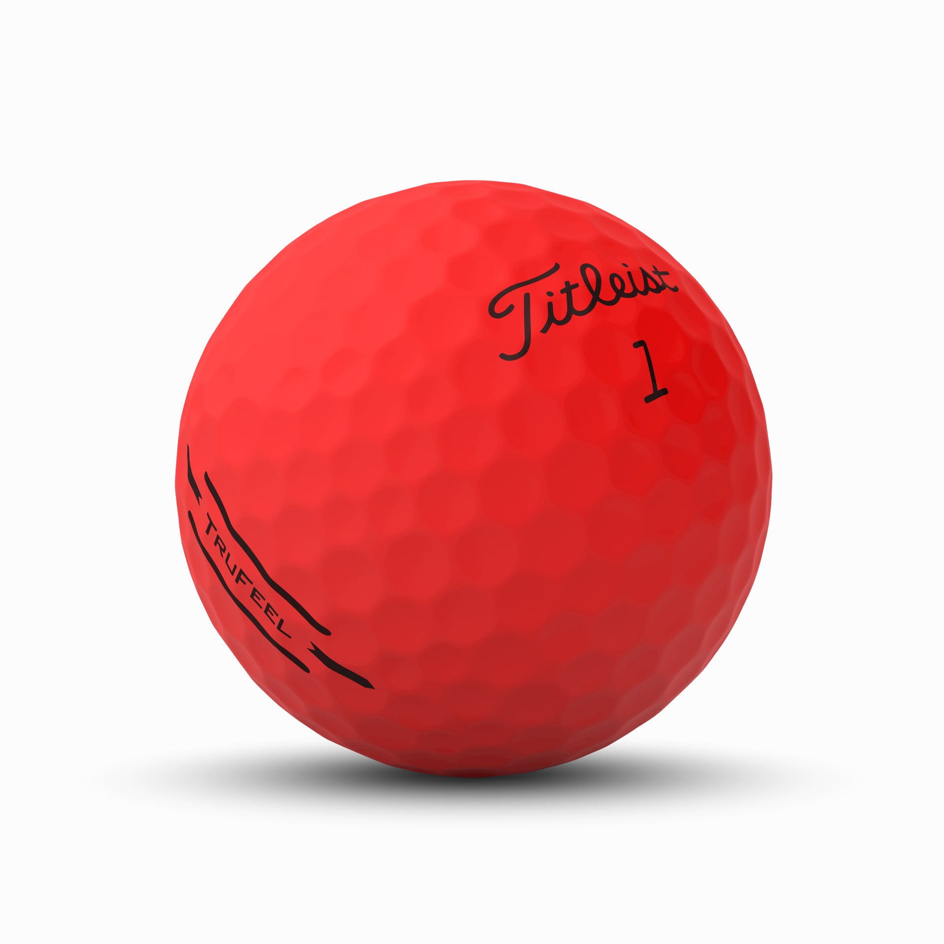 TITLEIST TRUFEEL GOLF BALL RED