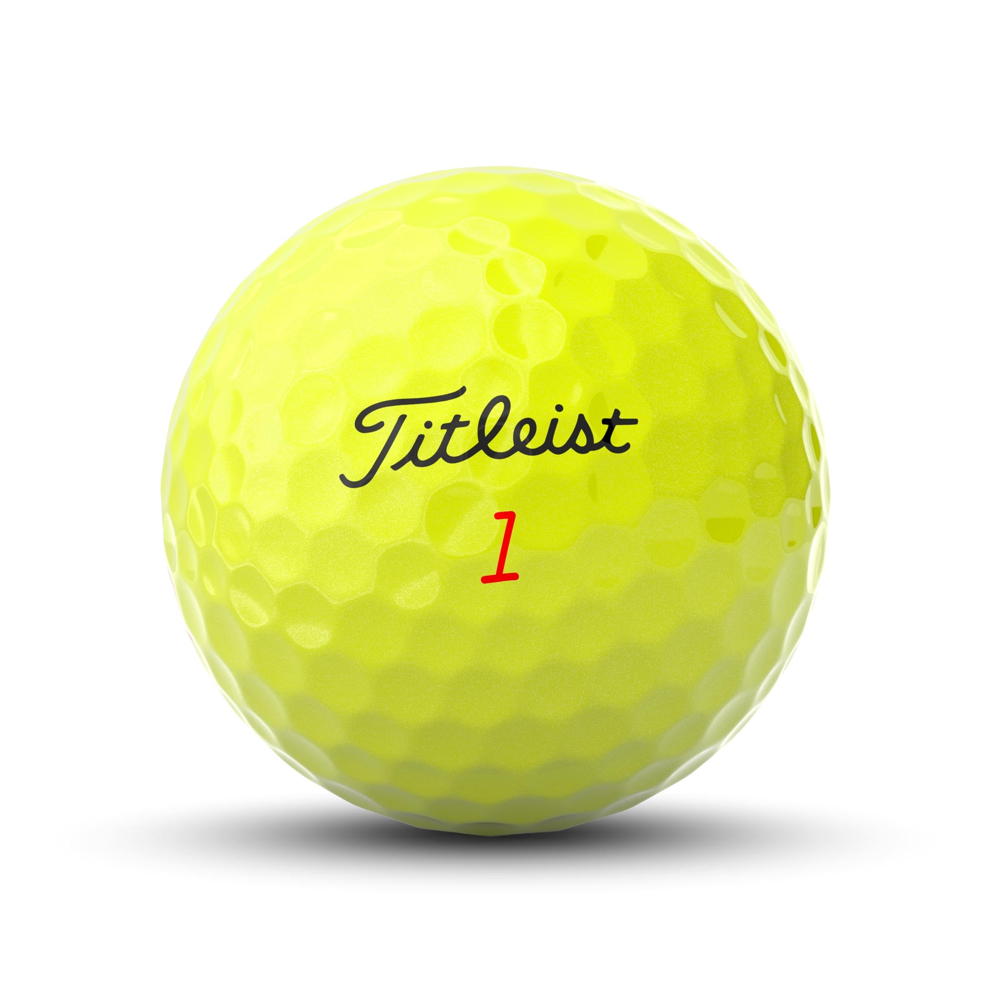 TITLEIST TRUFEEL GOLF BALL YELLOW