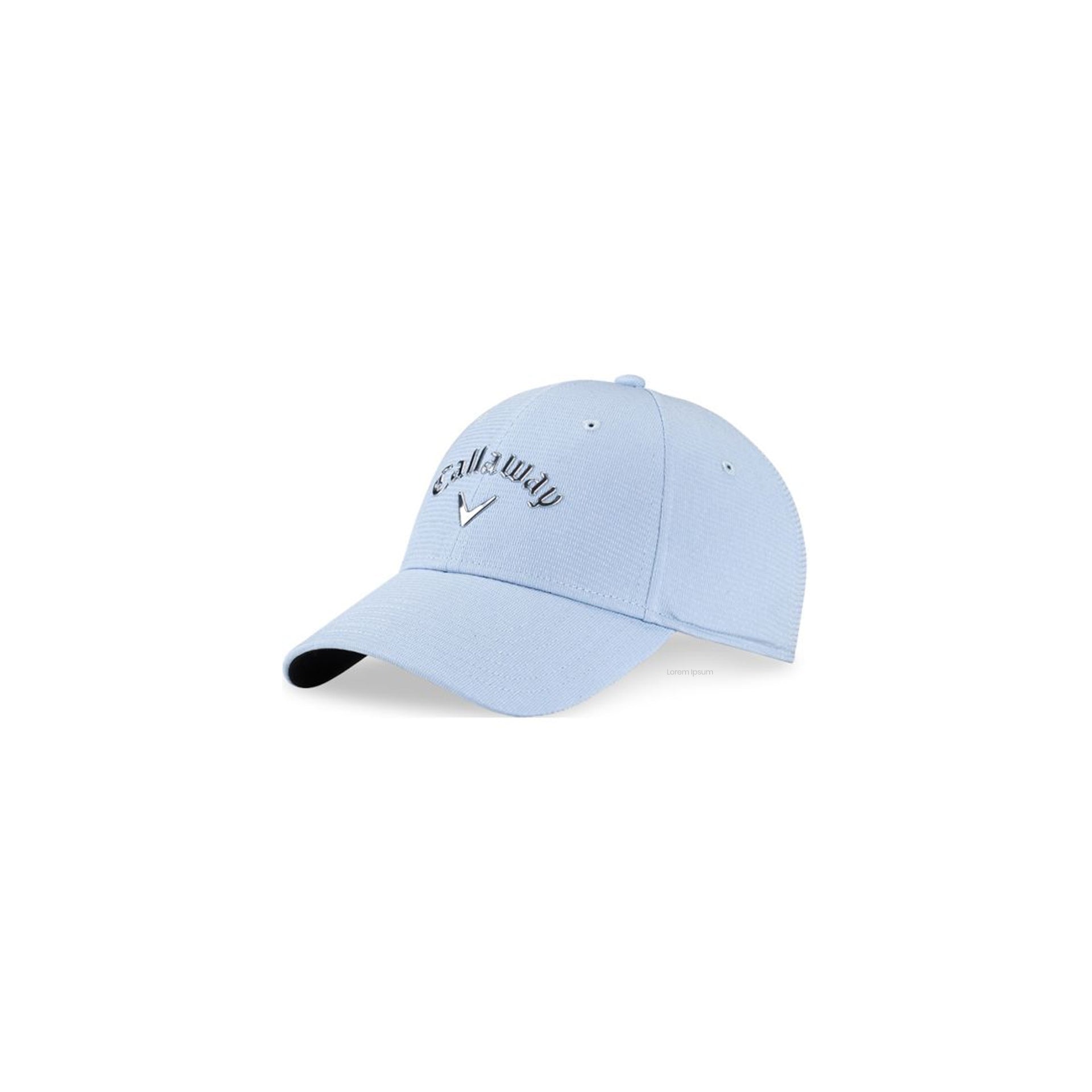 WOMEN'S LIQUID METAL ADJUSTABLE HAT-GLACIER/SILVER