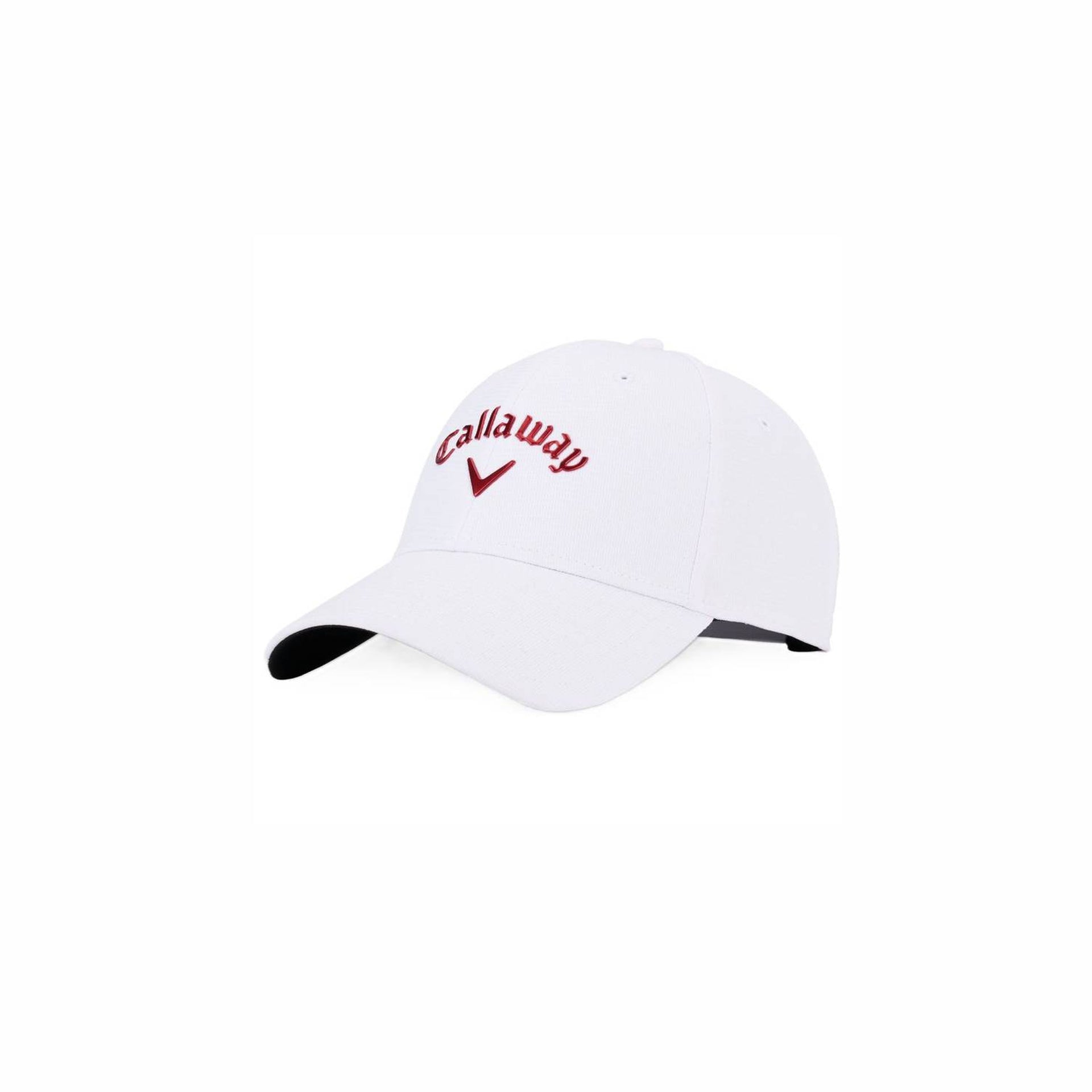 LIQUID METAL ADJUSTABLE HAT WHITE/CARDINAL