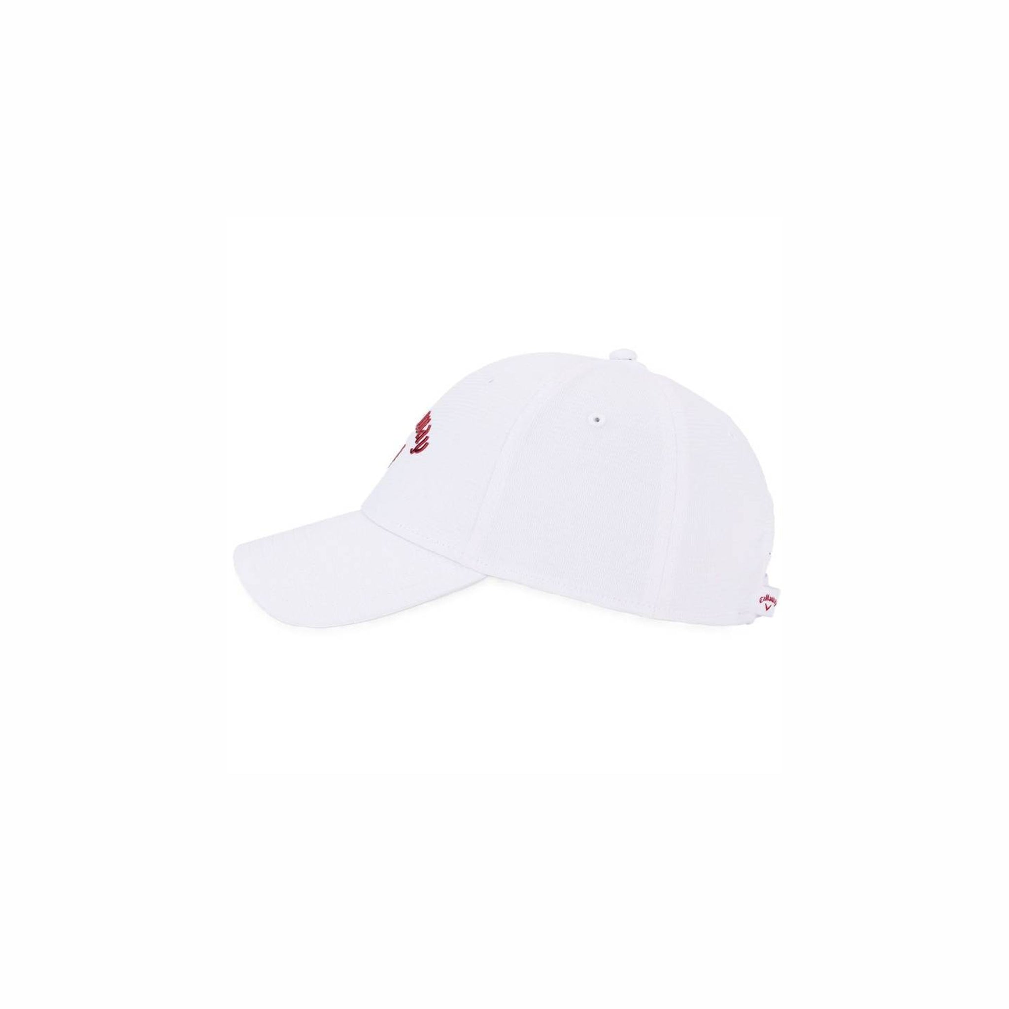LIQUID METAL ADJUSTABLE HAT WHITE/CARDINAL