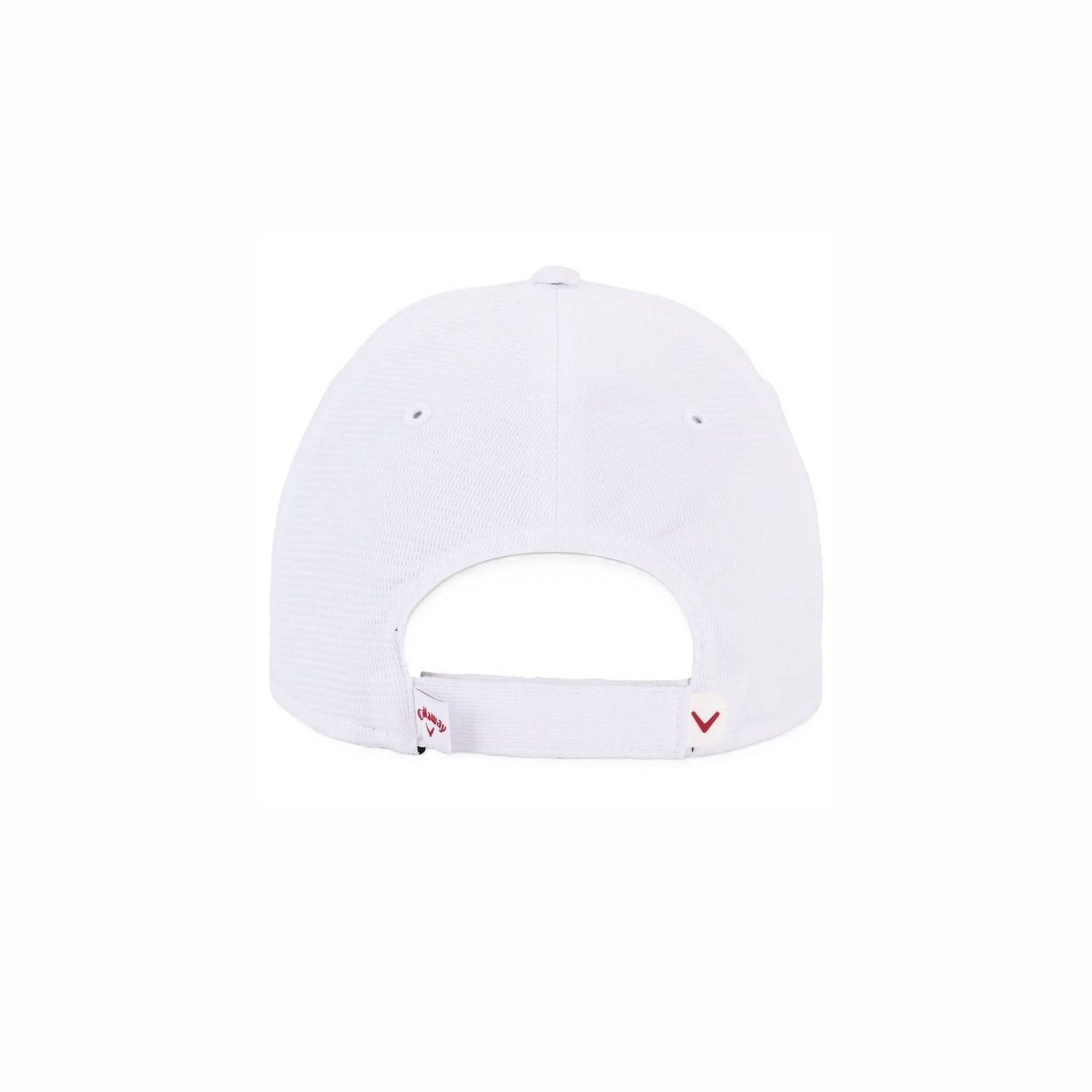 LIQUID METAL ADJUSTABLE HAT WHITE/CARDINAL