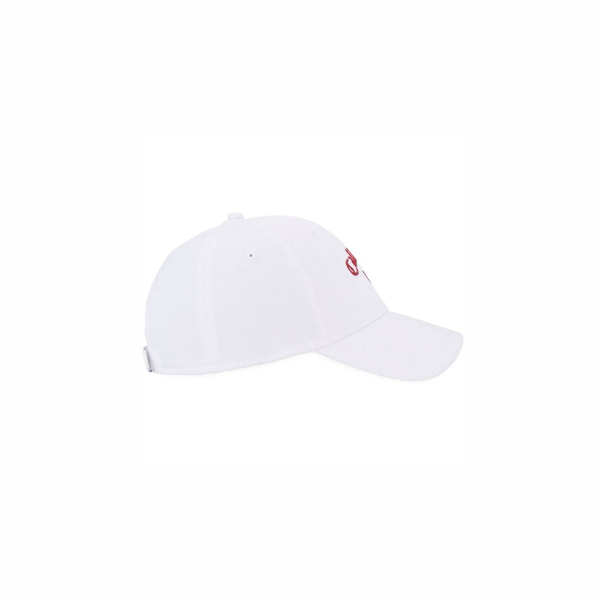 LIQUID METAL ADJUSTABLE HAT WHITE/CARDINAL