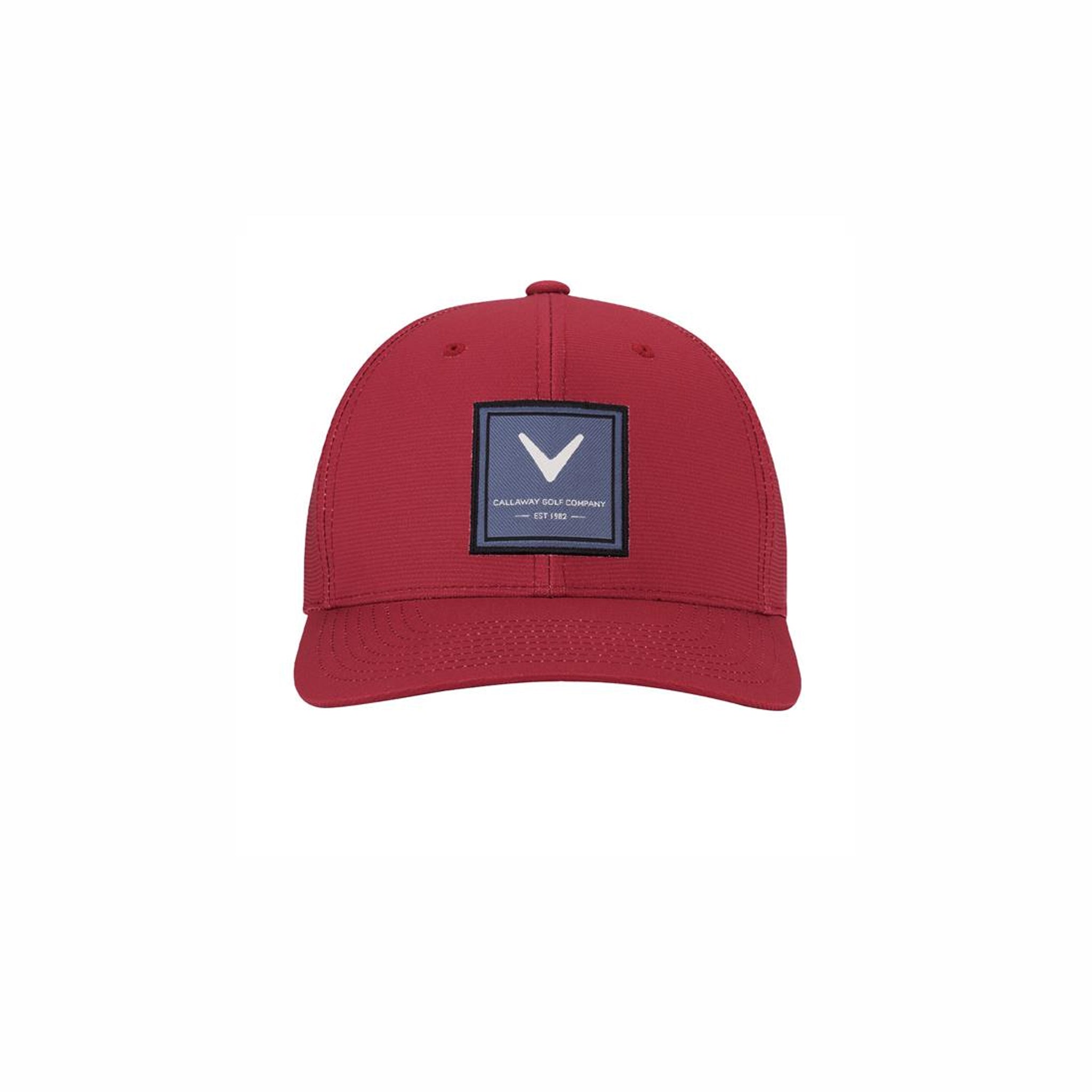 RUTHERFORD FLEXFIT SNAPBACK HAT- CARDINAL