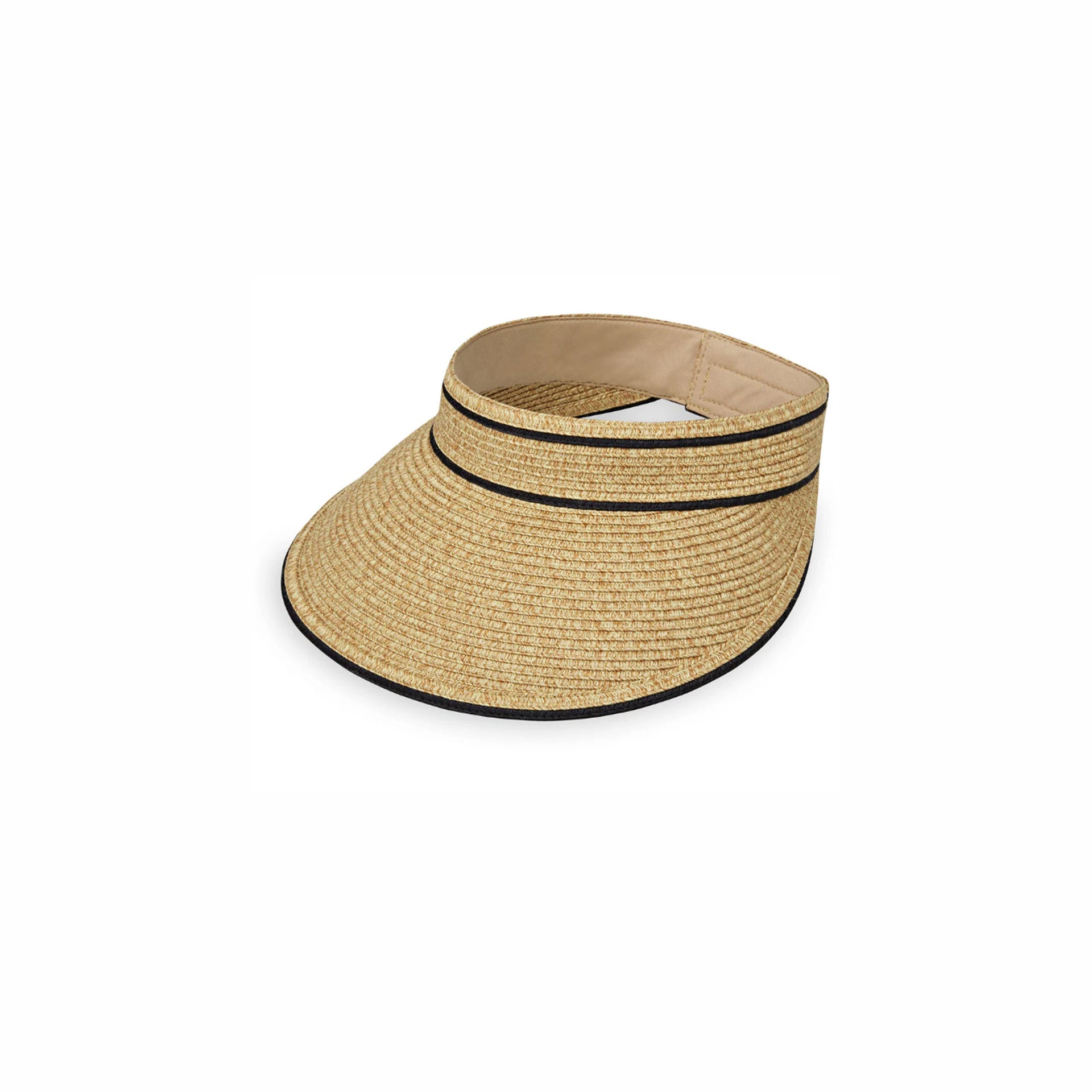 LILY VISOR CARKELLA BEIGE/BLACK STRIPE