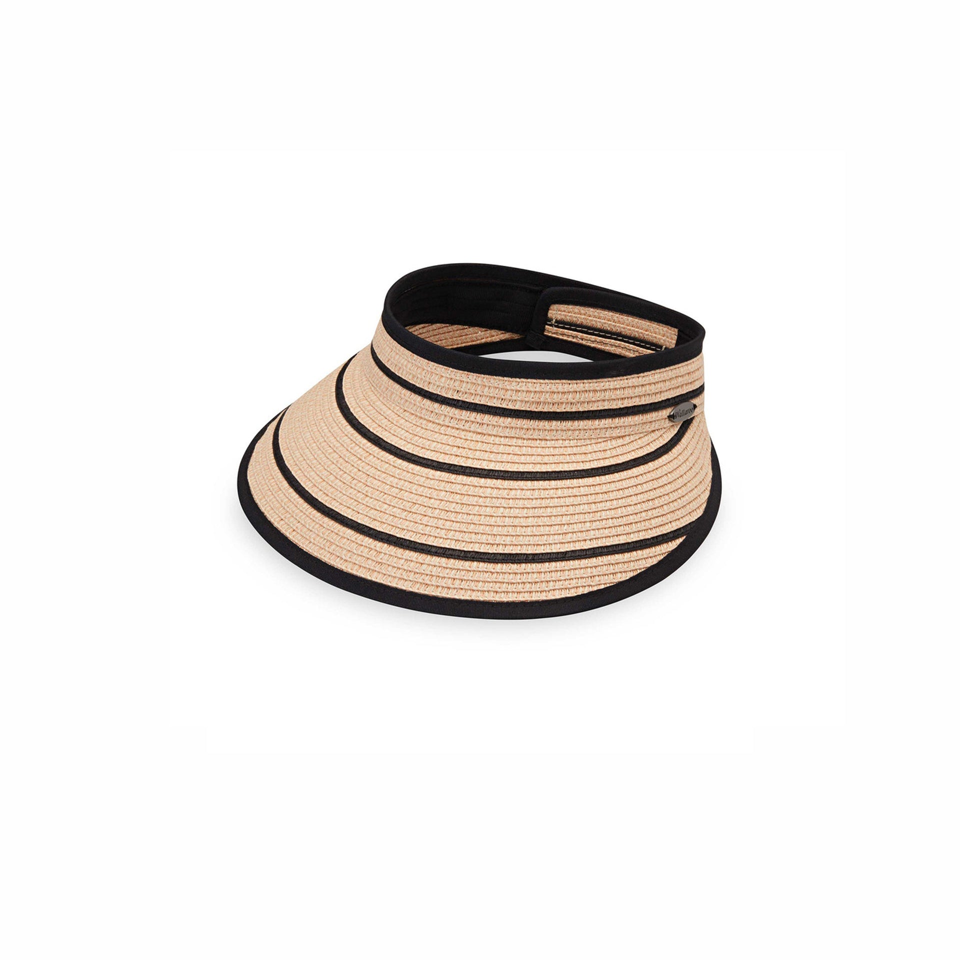 CARKELLA SAVANNAH VISOR CAMEL/BLACK STRIPES