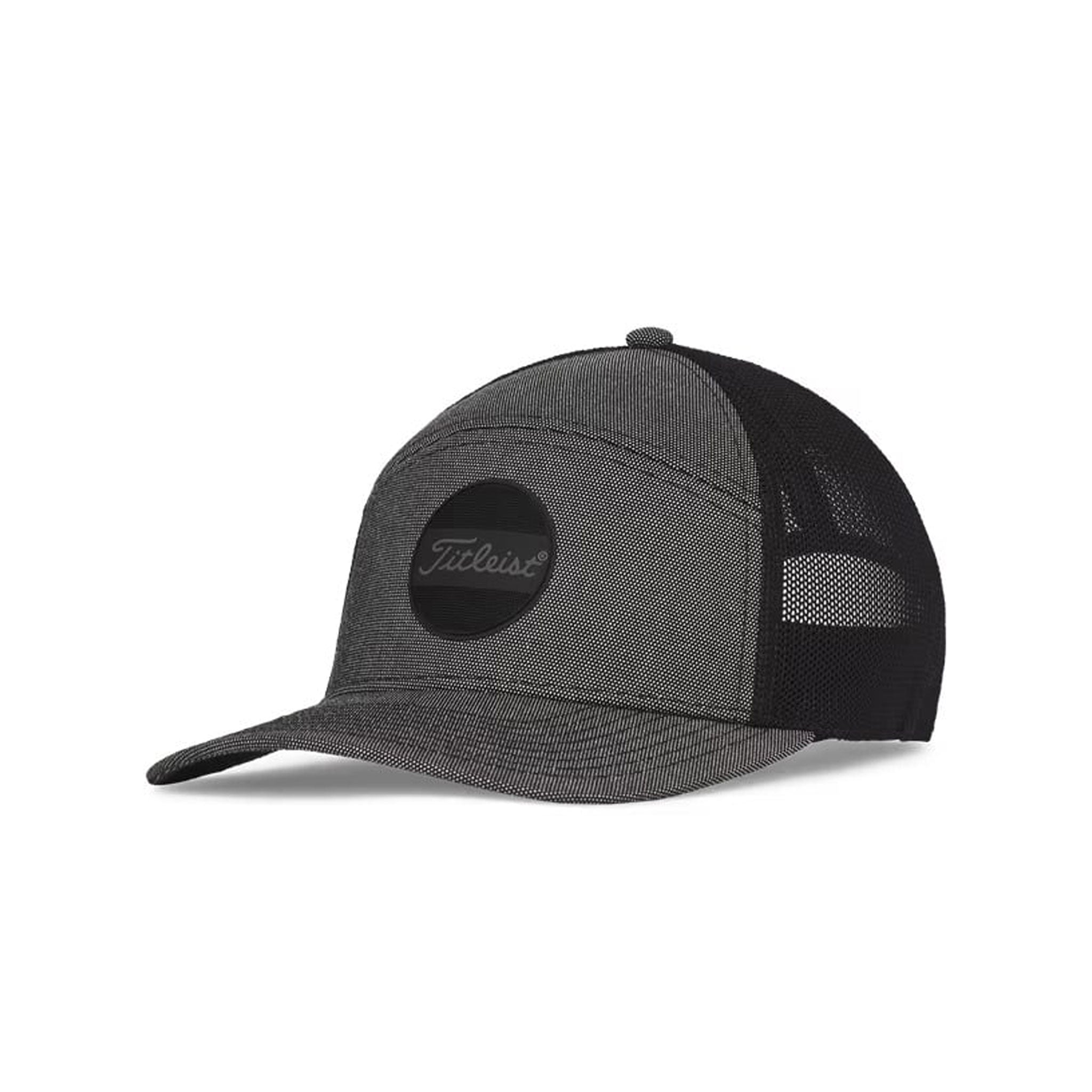 TITLEIST BOARDWALK SPLIT MESH CAP BLACK/BLACK