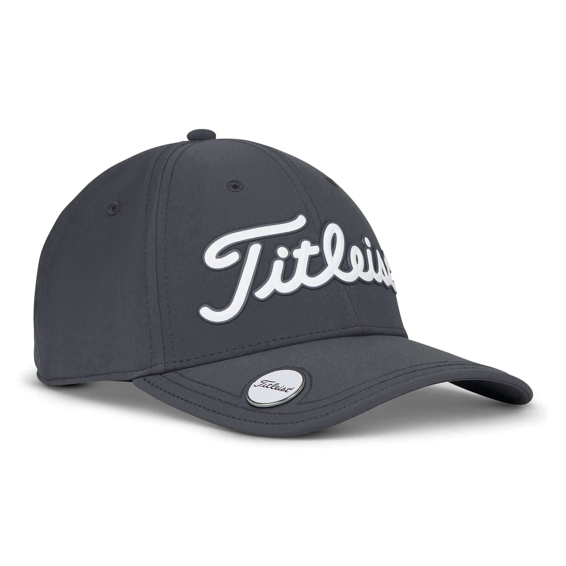 TITLEIST PLAYERS PERFORMANCE BALL MARKER CAP CHARCOAL/WHITE