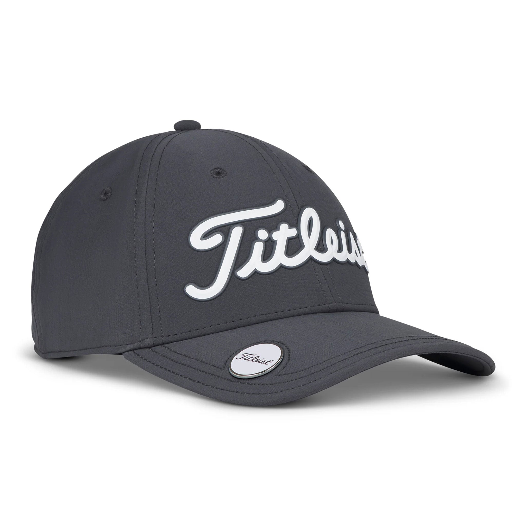 TITLEIST PLAYERS PERFORMANCE BALL MARKER CAP CHARCOAL/WHITE