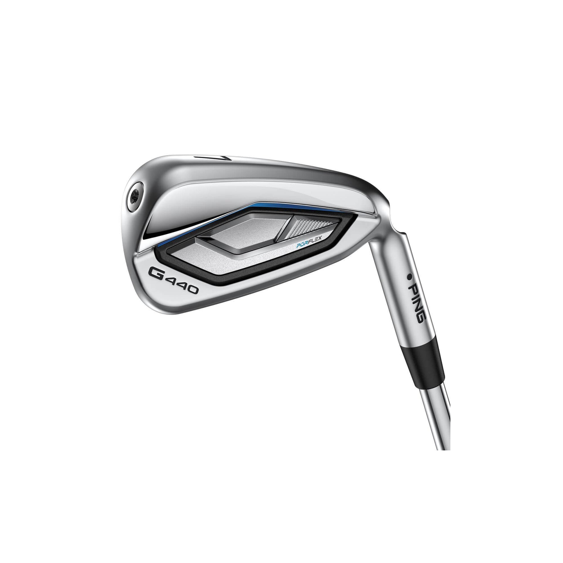 PING G440 STEEL IRONS 4-PW 52 / AWT 3.0 STEEL BLUE DOT REGULAR / RIGHT