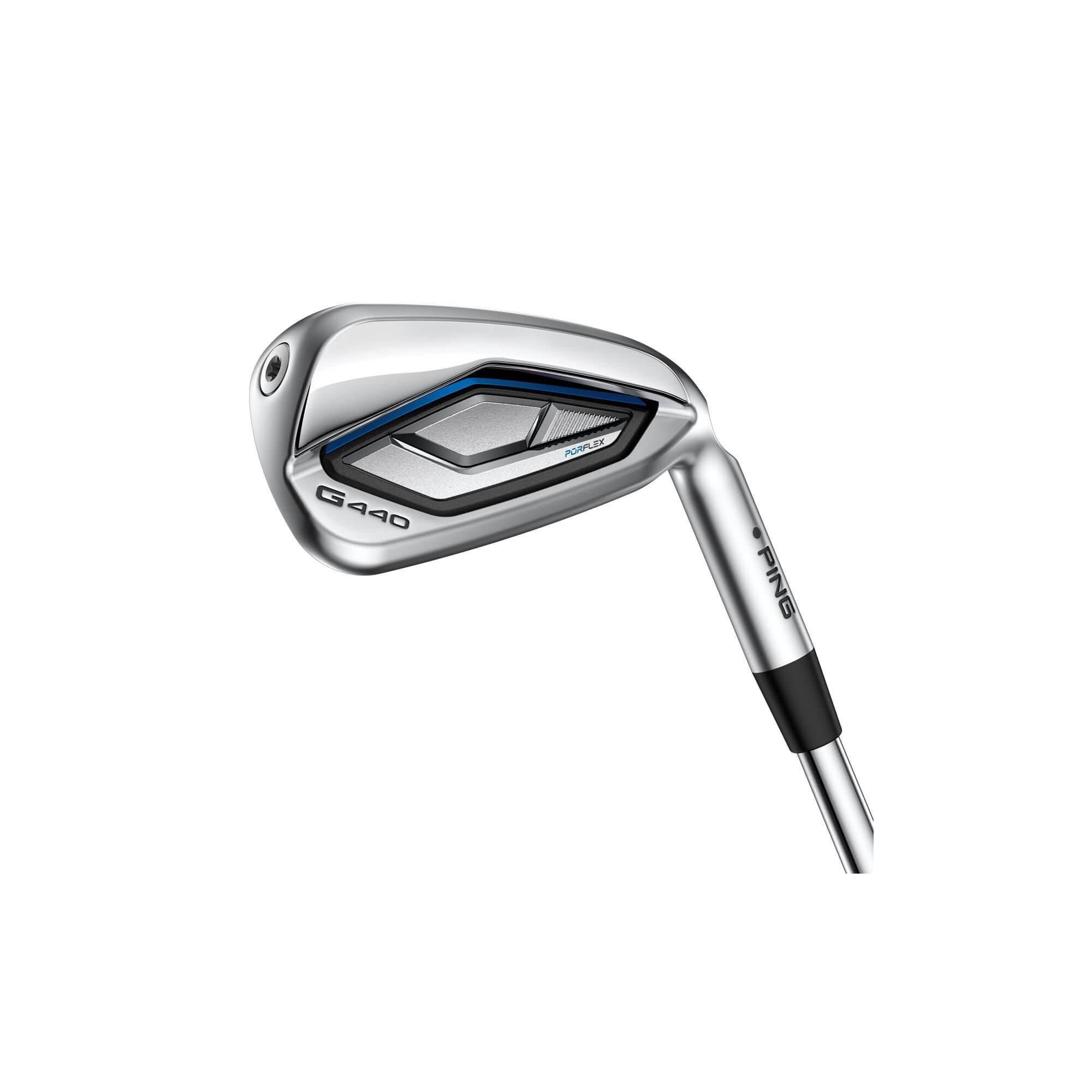 PING G440 STEEL IRONS 4-PW 52 / AWT 3.0 STEEL BLUE DOT REGULAR / RIGHT